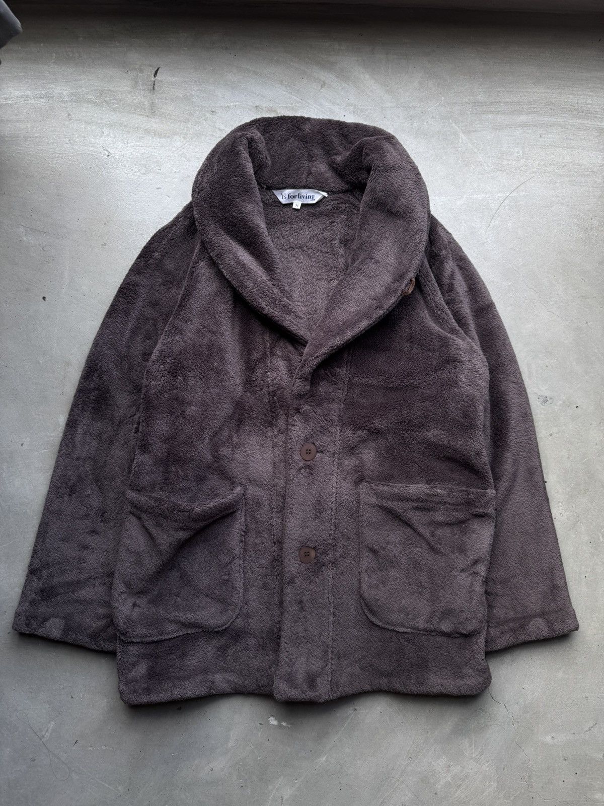 Y's for Men × Yohji Yamamoto Y’S For Living Yohji Yamamoto Fur Jacket Size US M / EU 48-50 / 2 - 3 Thumbnail