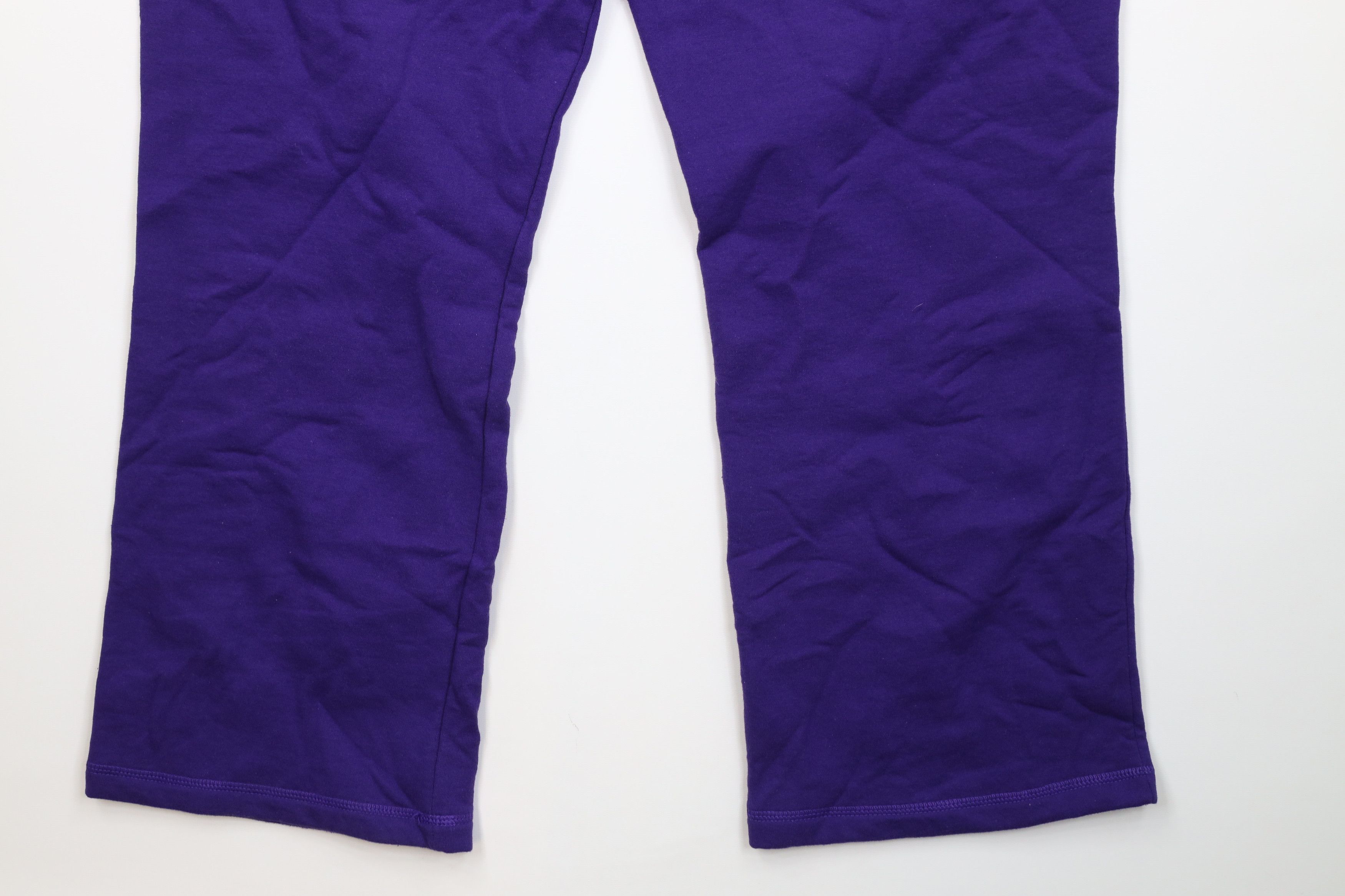 Vintage Vintage 90s Y2K Streetwear Babydoll Wide Leg Sweatpants Size 32" / US 10 / IT 46 - 13 Thumbnail