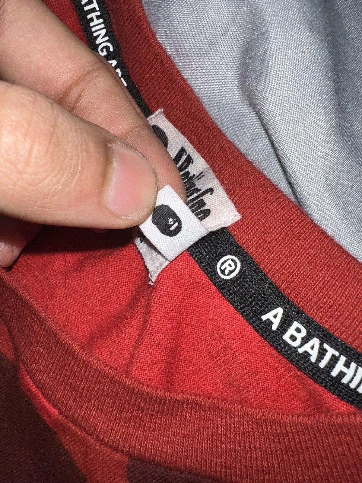 Bape Bape Katakana long sleeve tee Size US M / EU 48-50 / 2 - 4 Thumbnail
