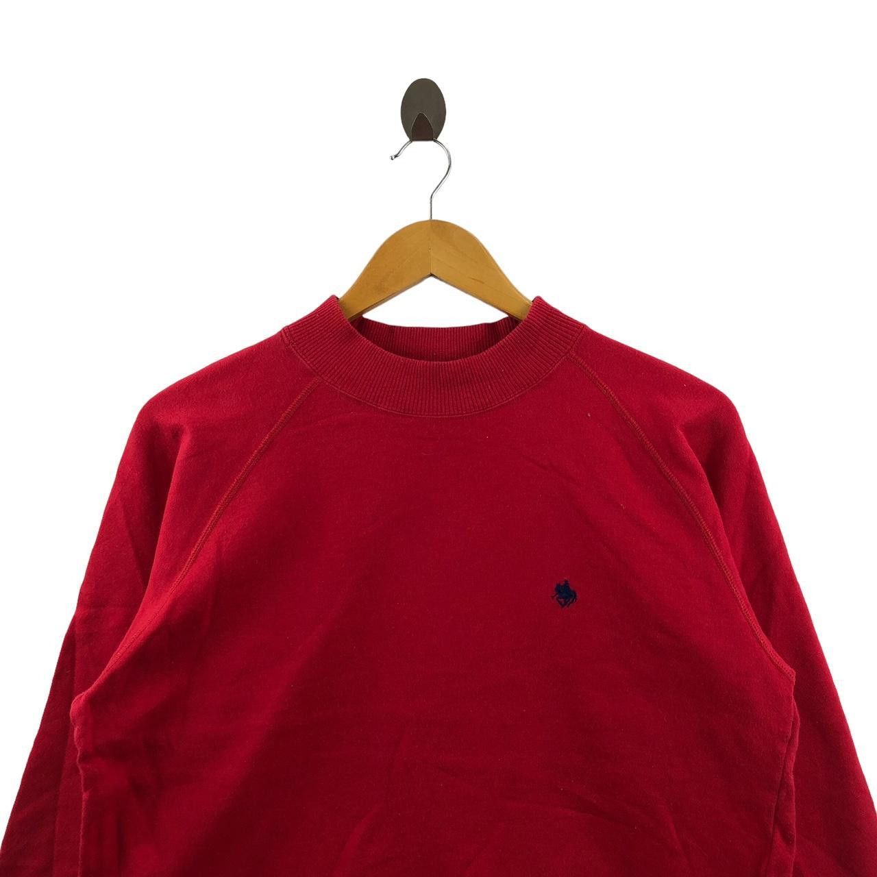 Other Vintage POLO BRITISH COUNTRY SPIRIT Red Sweatshirt Sweater Size L / US 10 / IT 46 - 3 Thumbnail