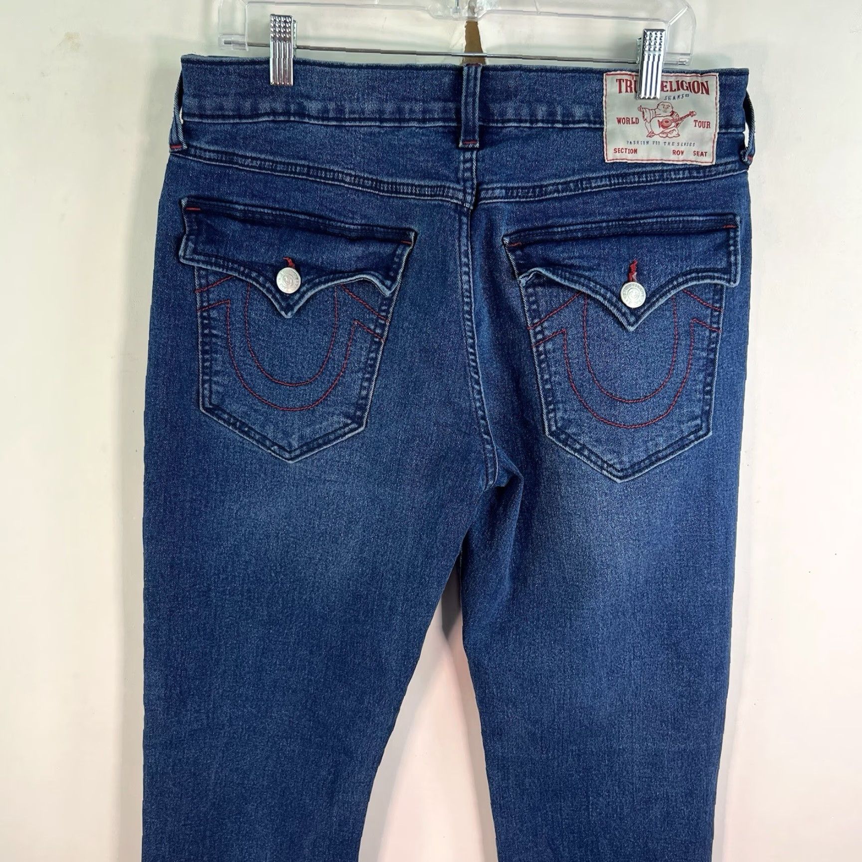 True Religion True Religion Geno Slim Jeans Men’s Size 32x32 Blue 5-Pocket Denim Size US 32 / EU 48 - 7 Thumbnail