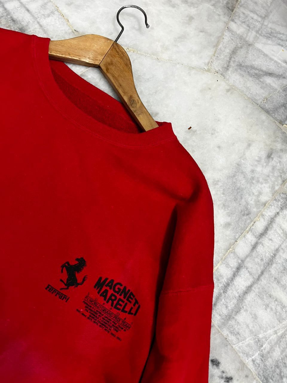 Other Vintage F1 Magneti Marelli Sweatshirt Size US L / EU 52-54 / 3 - 3 Thumbnail