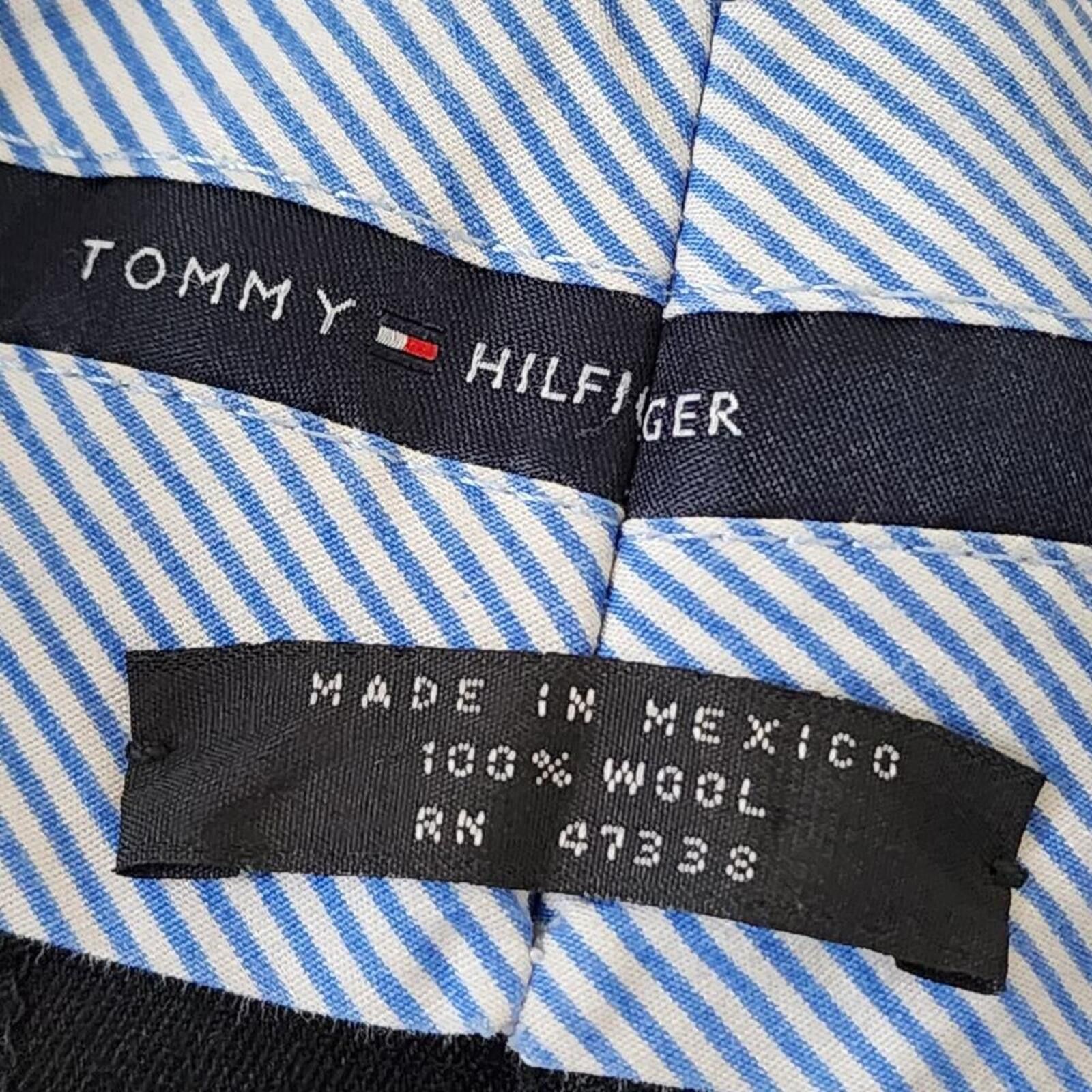 Tommy Hilfiger 100% Wool Tommy Hilfiger Size 36 Black Pants Size US 36 / EU 52 - 3 Thumbnail