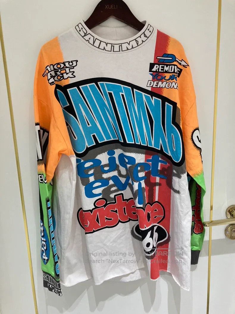 Saint Michael Saint Michael Motorcycle retro long sleeves Size US M / EU 48-50 / 2 - 2 Thumbnail