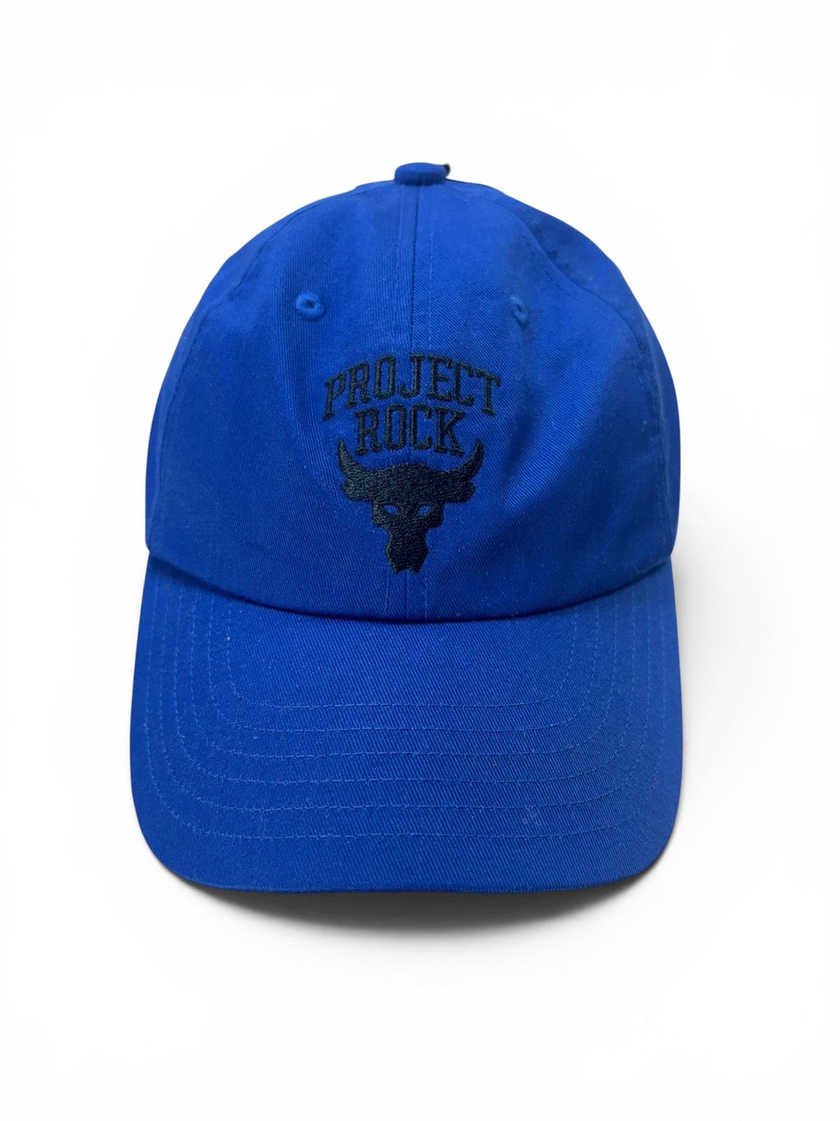 Under Armour Under Armour Project Rock Blue Strapback Hat Size ONE SIZE - 1 Thumbnail
