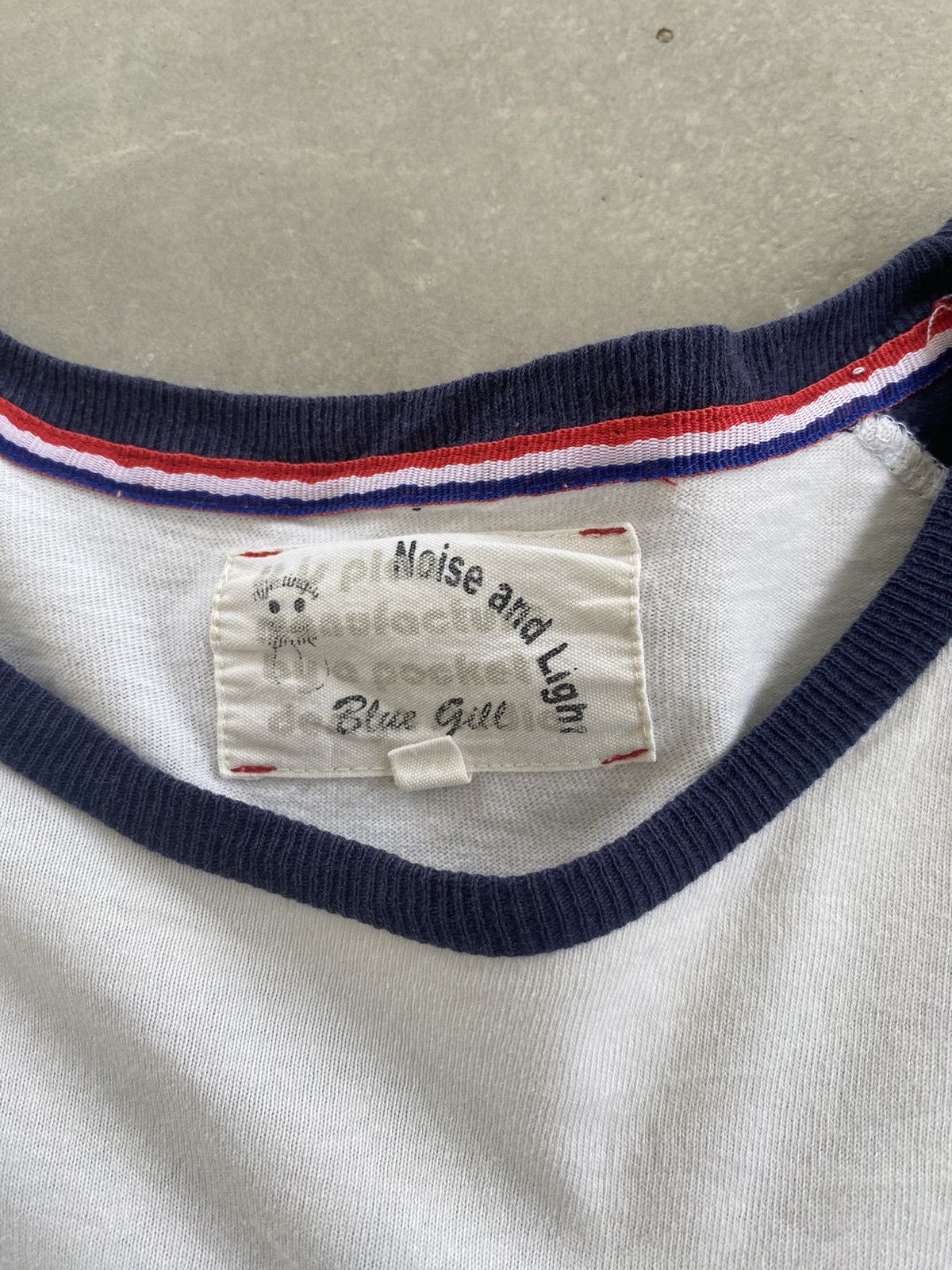 Japanese Brand × Vintage NOISE AND LIGHT BLUE GILL RAGLAN POCKET TEE Size US L / EU 52-54 / 3 - 5 Thumbnail