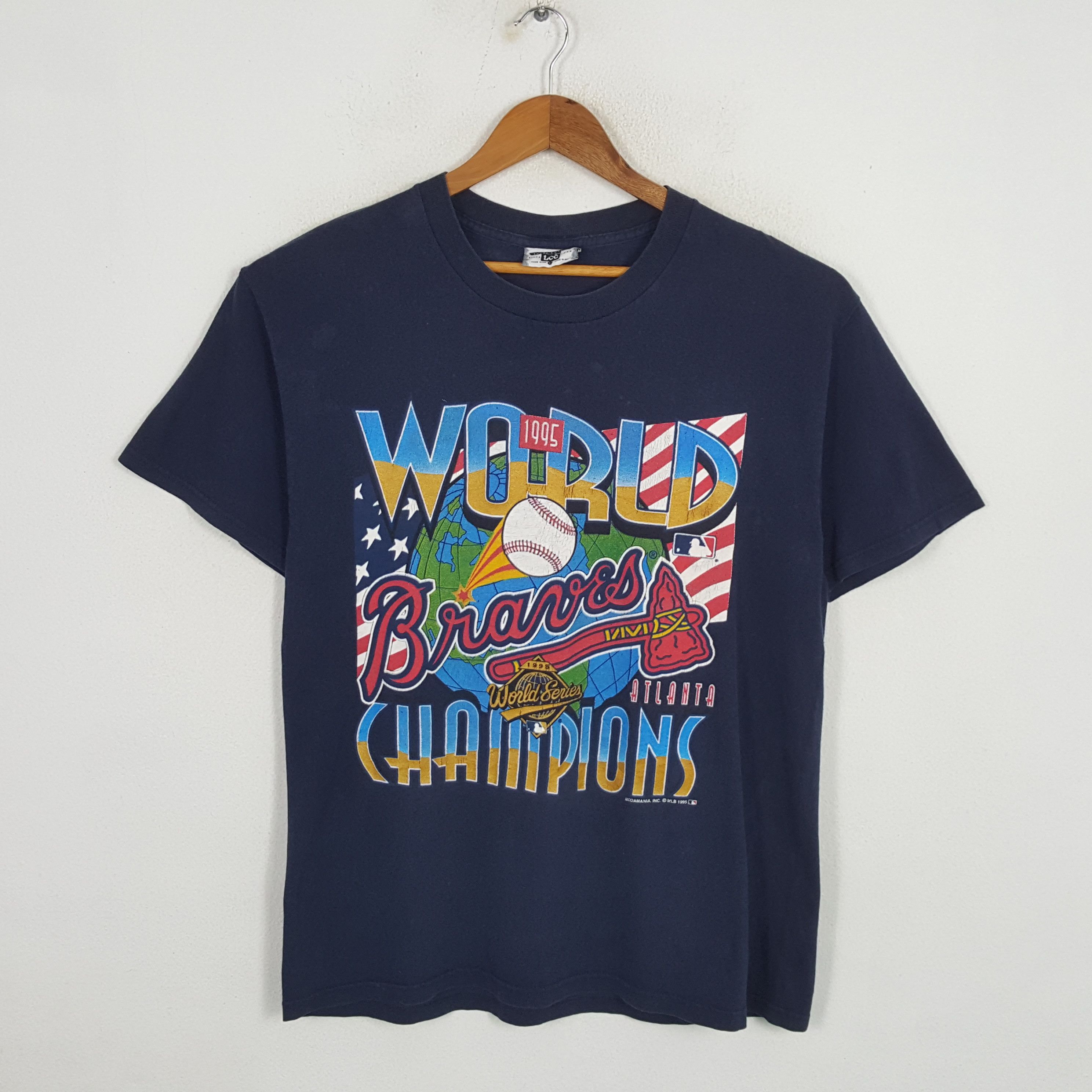 90sヴィンテージ ベティ×MLB アトランタブレーブス Tシャツ