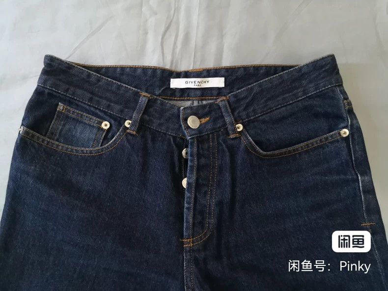 Givenchy Givenchy SizeS Five-pointed Star Denim Pants Size US 29 - 2 Thumbnail