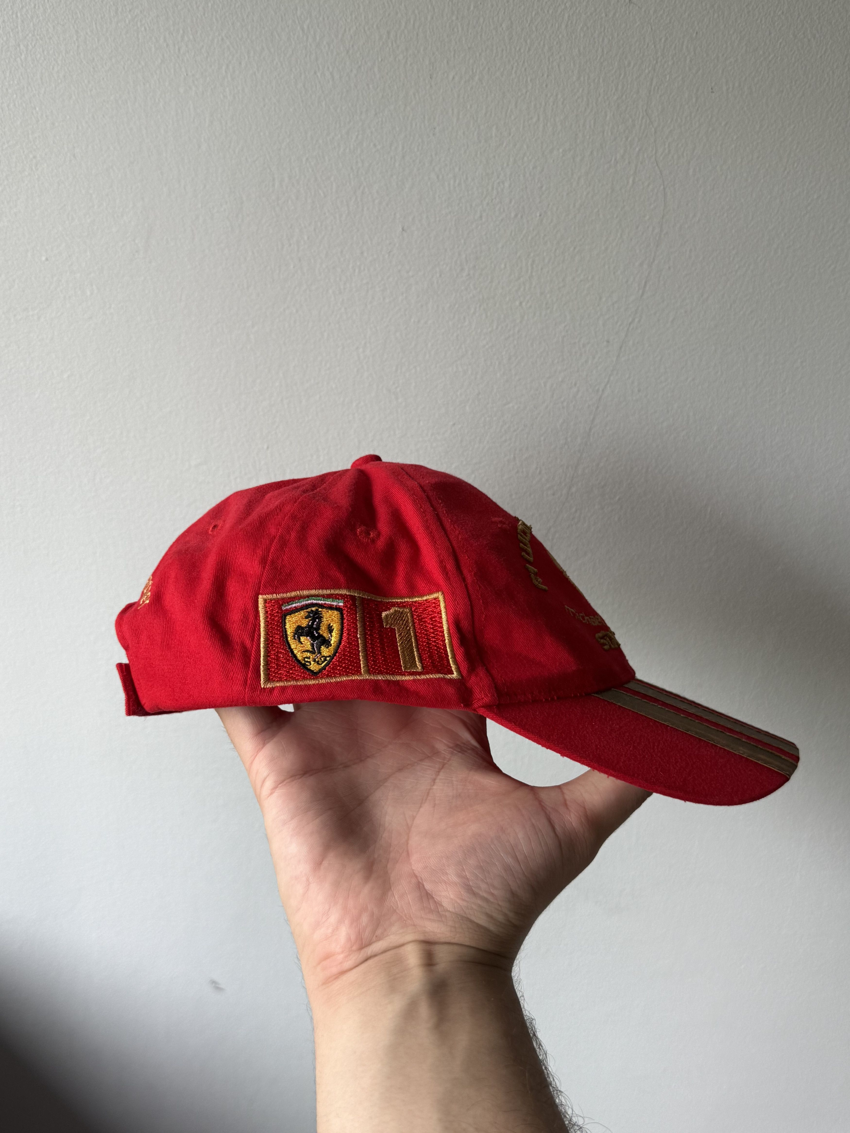 Formula 1 Vintage Michael Schumacher F1 World Champion Six Times Cap Size ONE SIZE - 2 Thumbnail