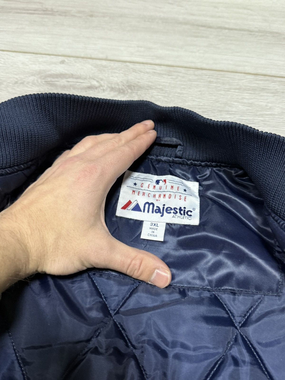 Majestic Majestic Yankees vintage baseball bomber varsity buttons Size US XXL / EU 58 / 5 - 8 Thumbnail