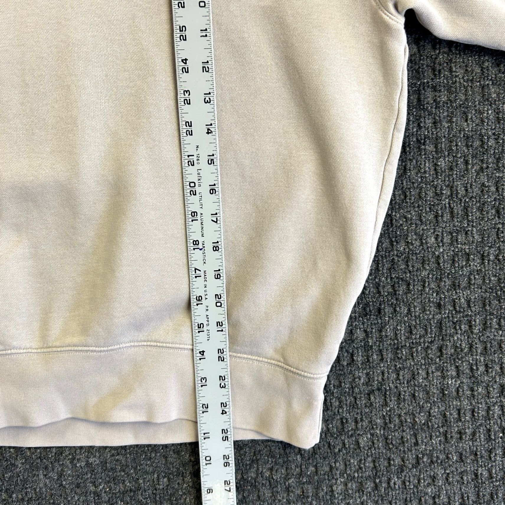 Nike VINTAGE Nike Hoodie Center Swoosh Boxy Fit Drop Shoulder Gray M Womens Sweater Size M / US 6-8 / IT 42-44 - 7 Thumbnail