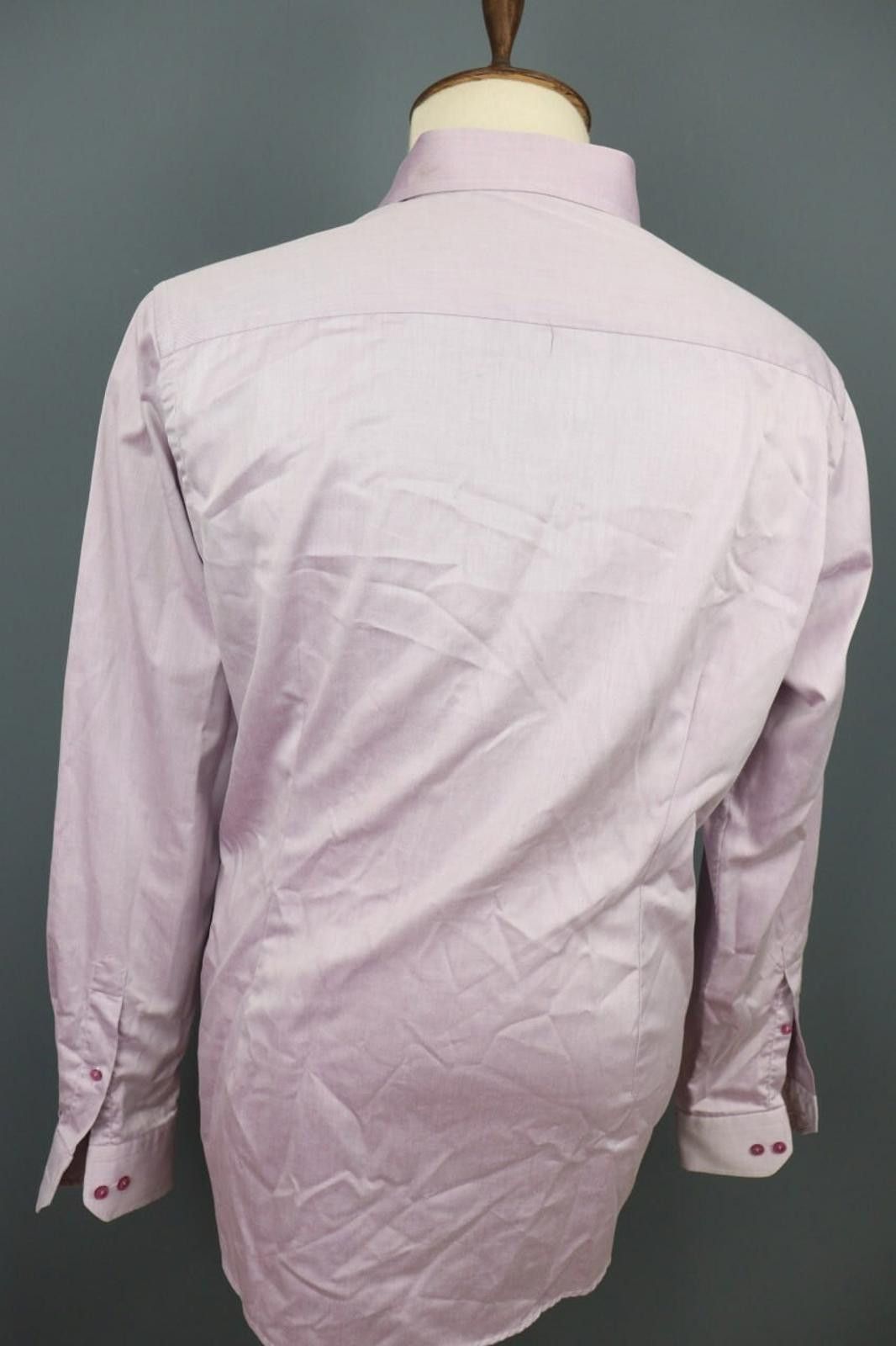 Eton Eton Contemporary Fit Shirt Sz 43 / 17 Purple Button Down Size US M / EU 48-50 / 2 - 11 Thumbnail