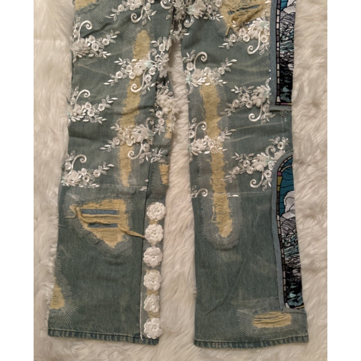 Who Decides War Who Decides War New Jemotts Altar Fusion Denim Jeans 36 Size US 36 / EU 52 - 8 Thumbnail