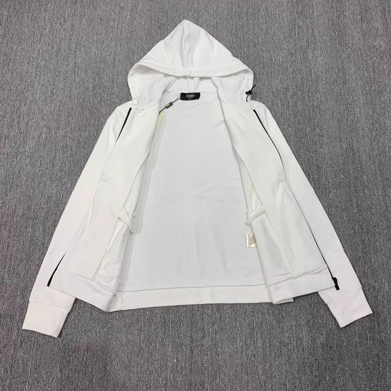 Fendi Fendi White Bag Bugs Zip-Up Jacket M Size US M / EU 48-50 / 2 - 6 Thumbnail
