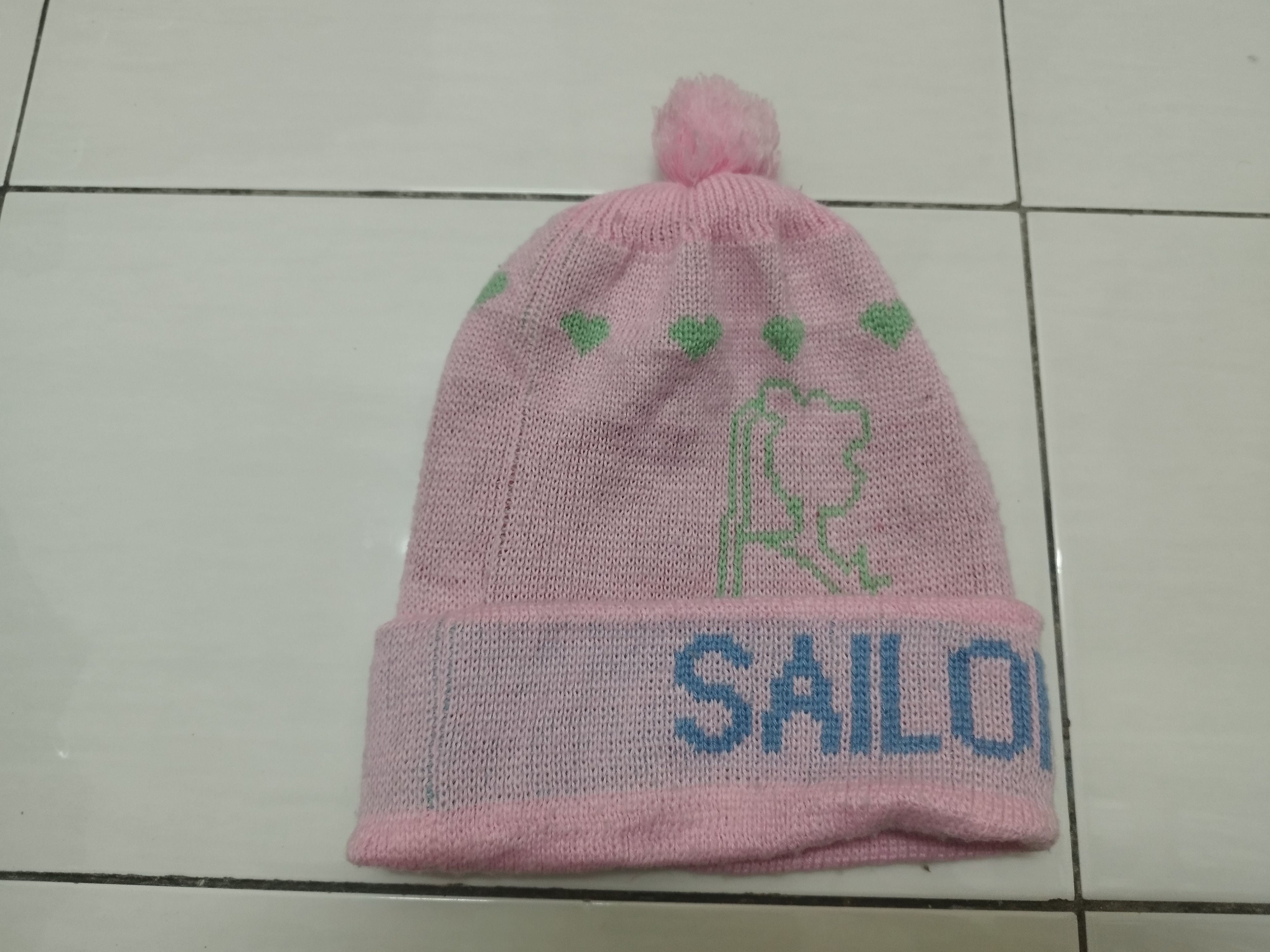 Anime Vintage 90 Sailormoon Pink Beanie Size ONE SIZE - 2 Thumbnail