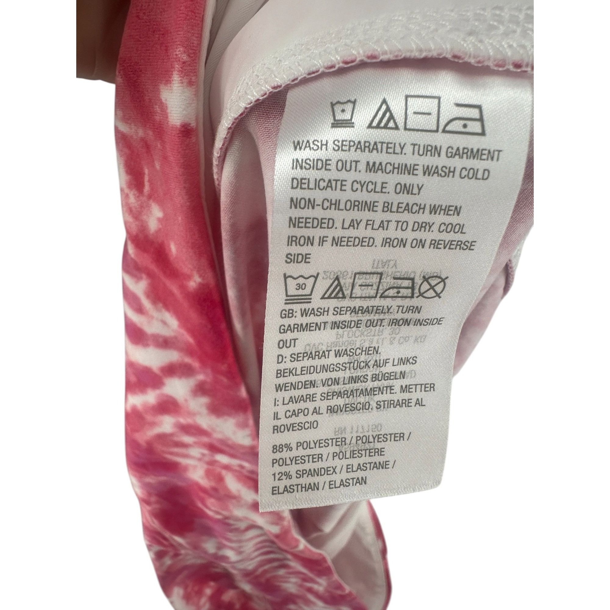 Other Kim Gravel Shorts - Pink Tie Dye Biker NWOT - Size 4XP Size 36" / US 14 / IT 50 - 5 Thumbnail