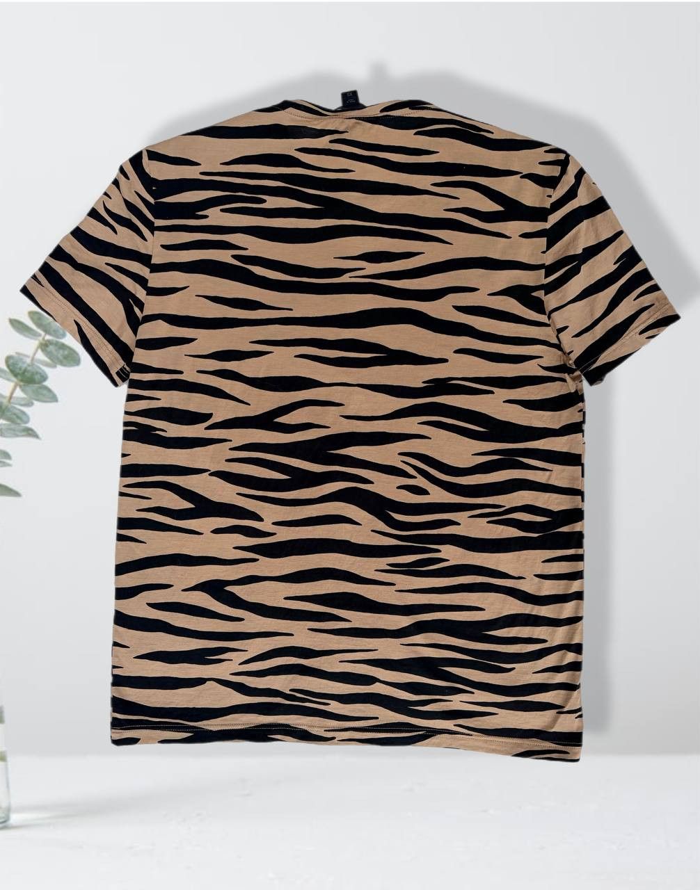 Burberry Burberry Prorsum T-Shirt Animal Print Stripes Beige Men's Size US S / EU 44-46 / 1 - 2 Thumbnail