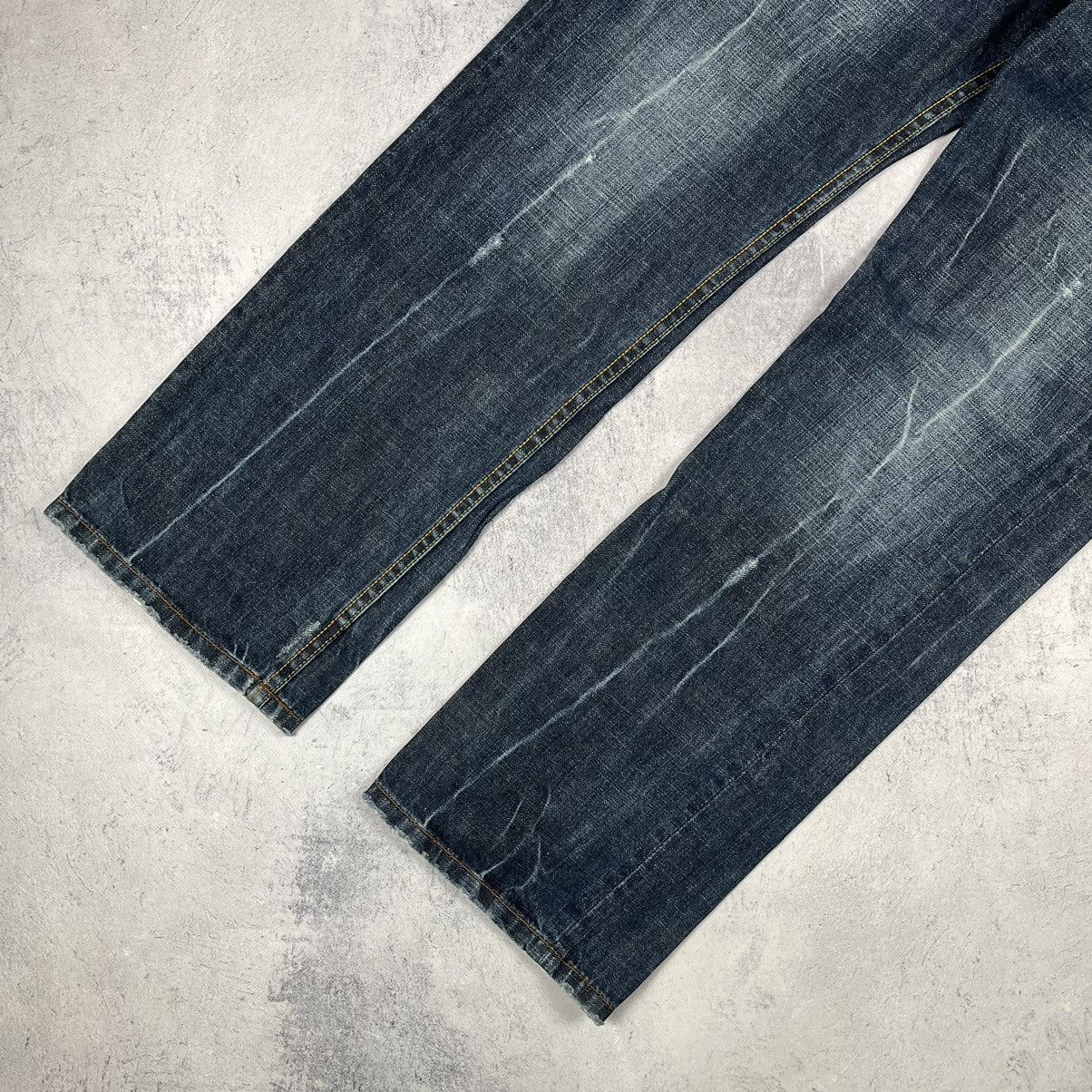 Emporio Armani Vintage Armani Exchange rare big logo jeans 90’s Size US 34 / EU 50 - 15 Thumbnail