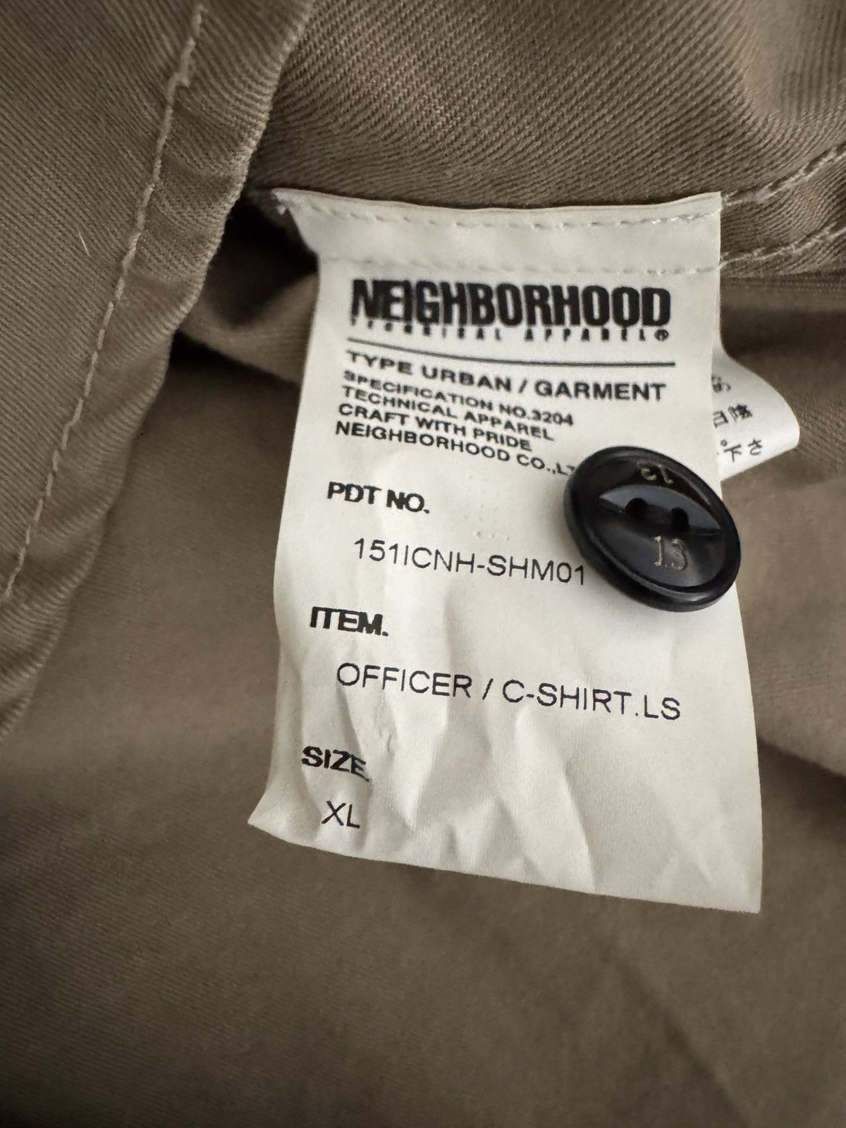 Neighborhood Neighborhood Officer Shirt size 4 Size US XL / EU 56 / 4 - 7 Thumbnail