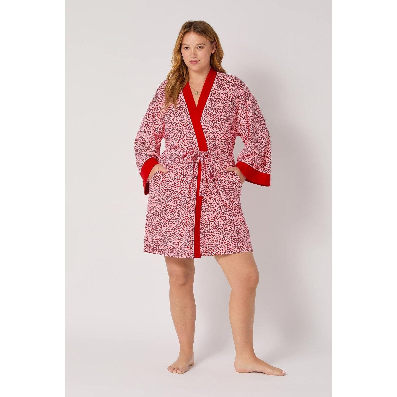 Other BedHead Cotton Blend Wrap Robe -Bursting With Love $108 L/XL Size L / US 10 / IT 46 - 4 Thumbnail