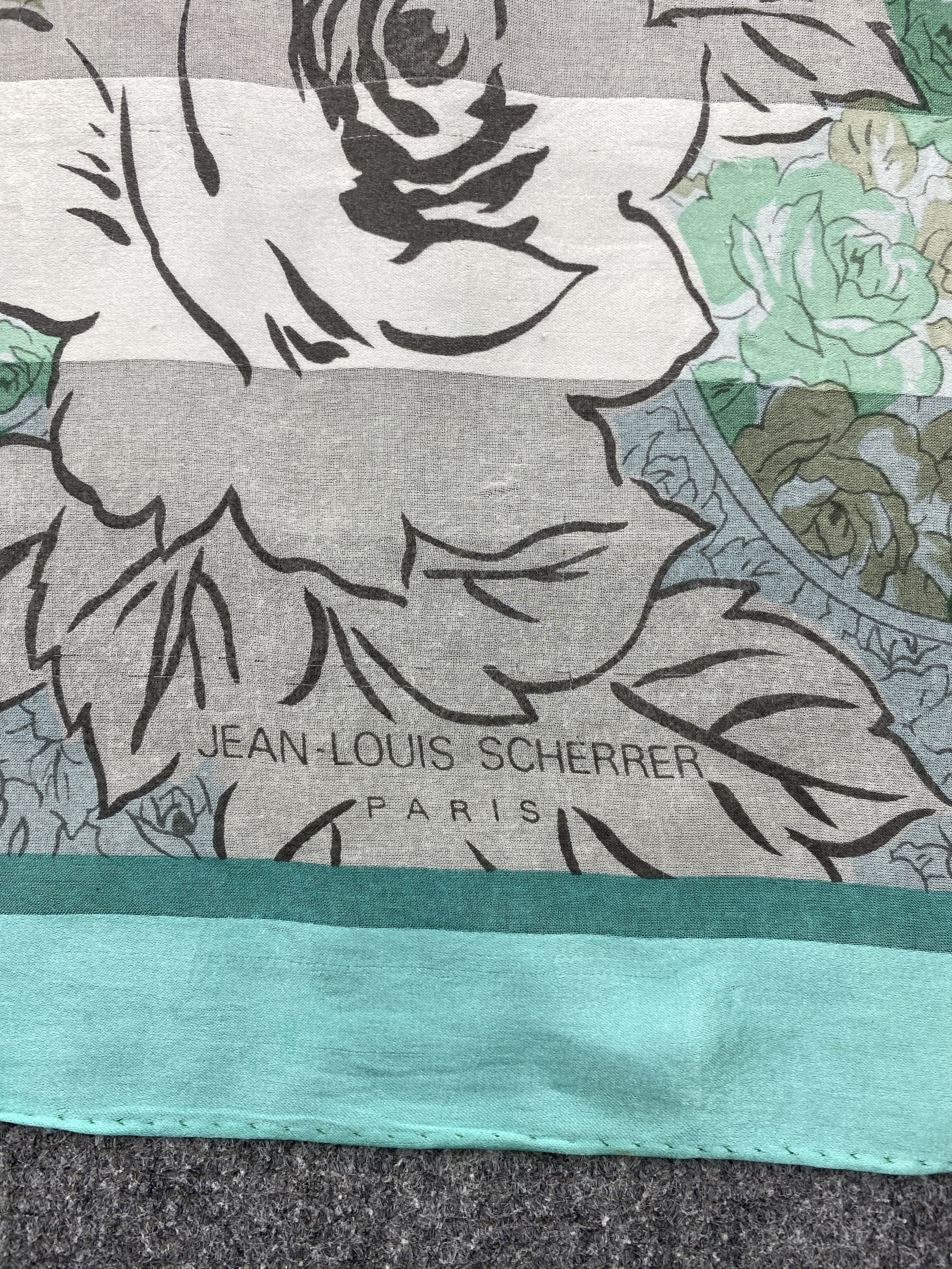 Jean-Louis Scherrer Jean-Louis Scherrer Paris Silk Scarf / Silk Shawl SN0230 Size ONE SIZE - 6 Thumbnail