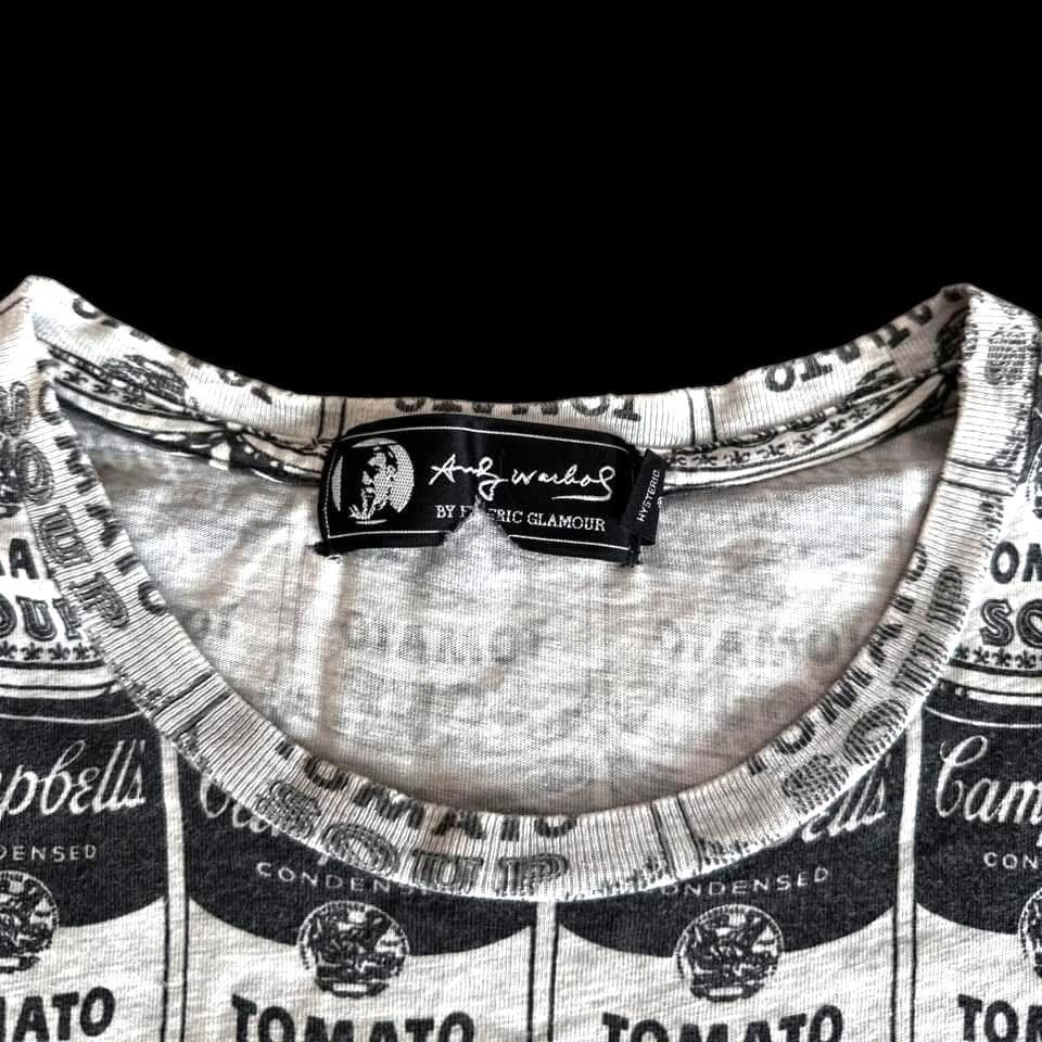Andy Warhol × Hysteric Glamour × Japanese Brand Hysteric Glamour x Andy Warhol Campbell Pop Art Soup T-shirt Size US M / EU 48-50 / 2 - 2 Thumbnail