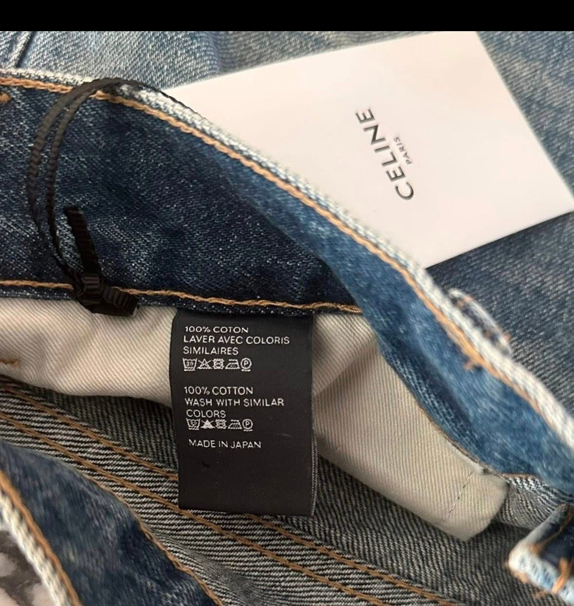 Celine Celine shortskurt mid rise shorts in destroyed thrashed Size US 34 / EU 50 - 4 Thumbnail