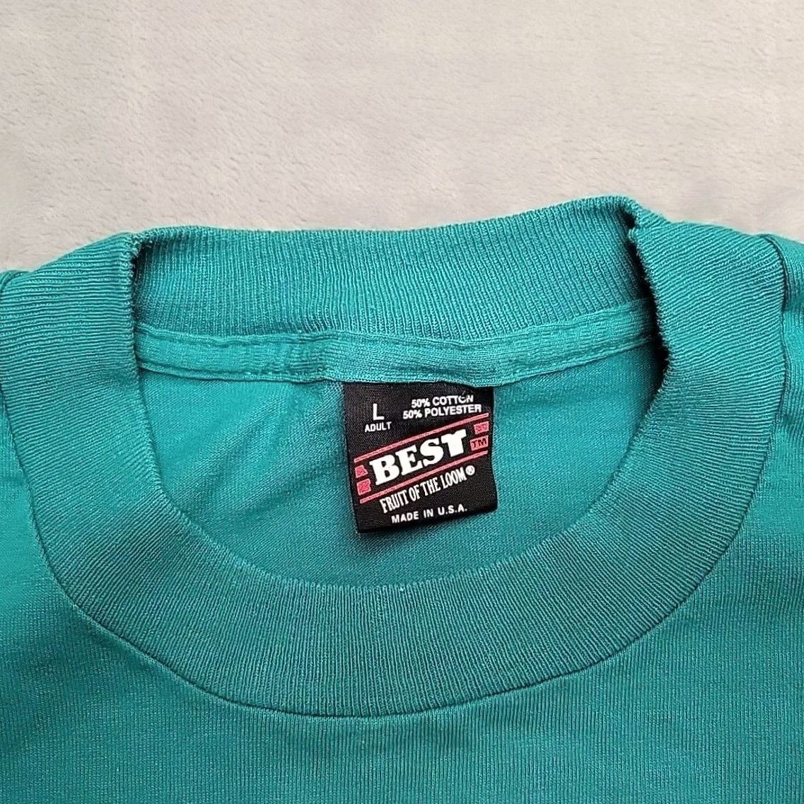 Fruit Of The Loom VINTAGE Field Of Dreams Shirt Men Large Green Movie Single Stitch Made In USA Size US L / EU 52-54 / 3 - 4 Thumbnail