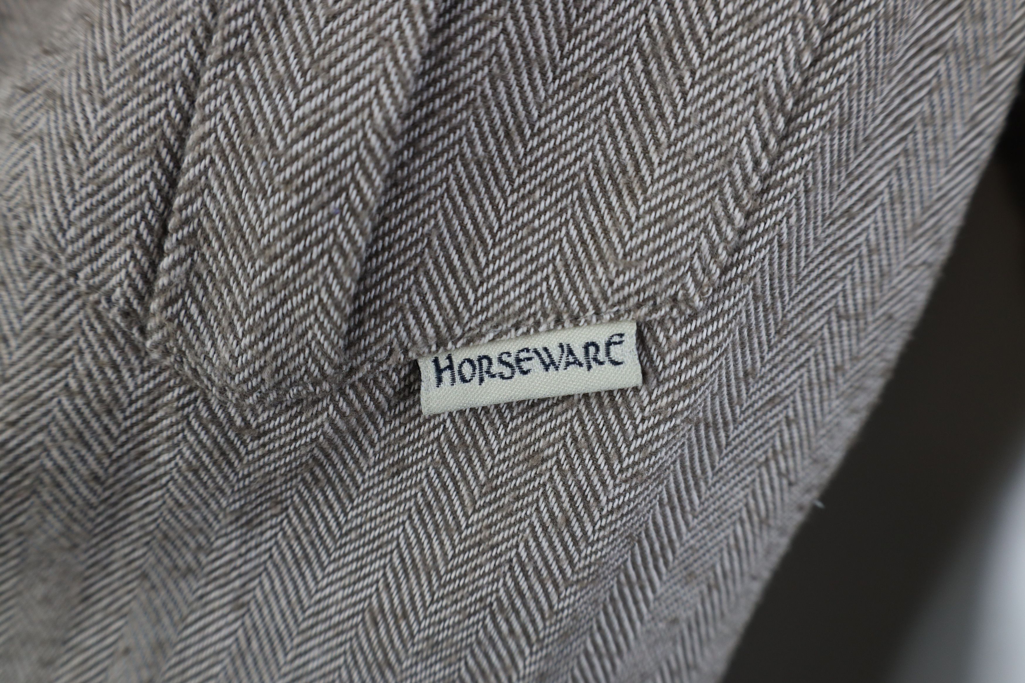 Vintage Vintage Horse Equestrian Herringbone Flannel Collared Shirt Size M / US 6-8 / IT 42-44 - 4 Thumbnail