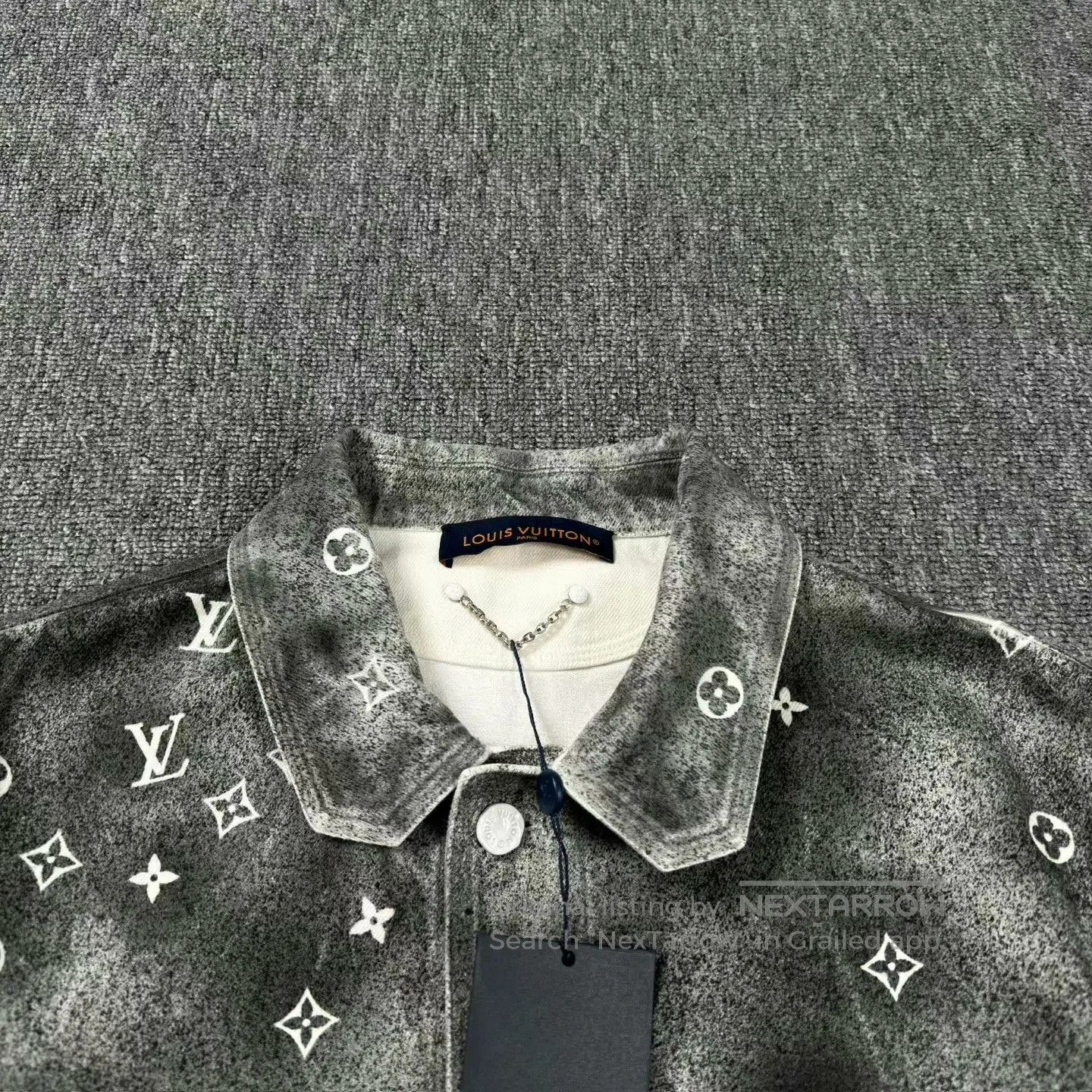 Louis Vuitton lv gray white gradient denim shirt. Size US L / EU 52-54 / 3 - 3 Thumbnail