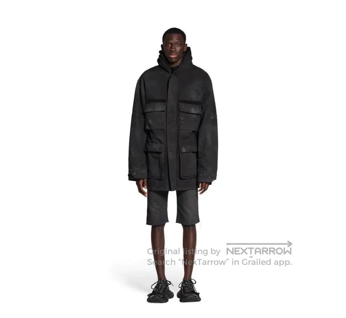 Balenciaga Balenciaga 23 Fall Mud-Dyed Double-Sided Eight-Pocket Jacke Size US M / EU 48-50 / 2 - 9 Thumbnail