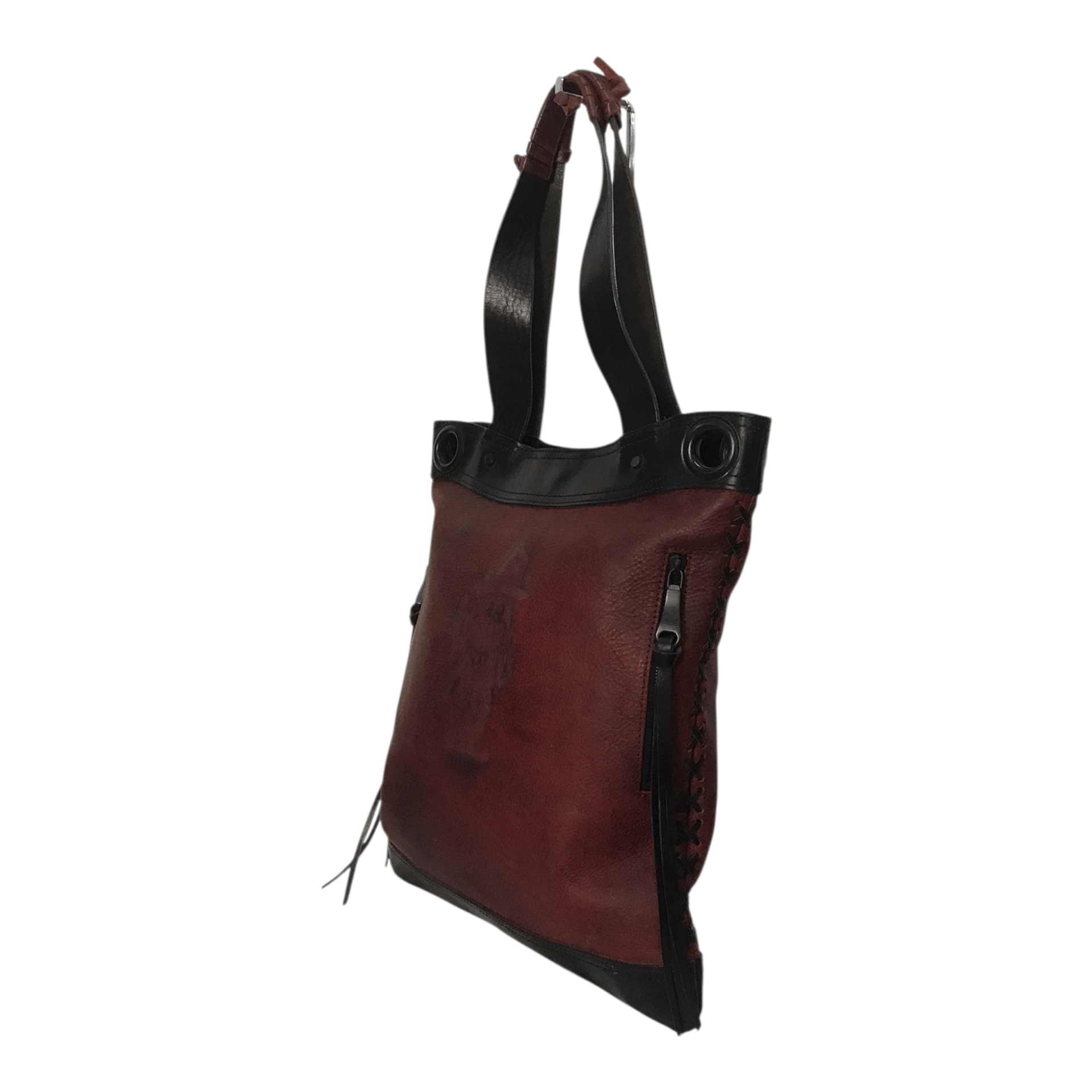 Japanese Brand Vermilion Leather Tote Bag Size ONE SIZE - 5 Thumbnail