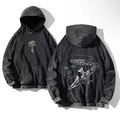 VIBE Black Vintage Pynk Y2k Gothic Hoodie Size US XXL / EU 58 / 5 - 6 Thumbnail