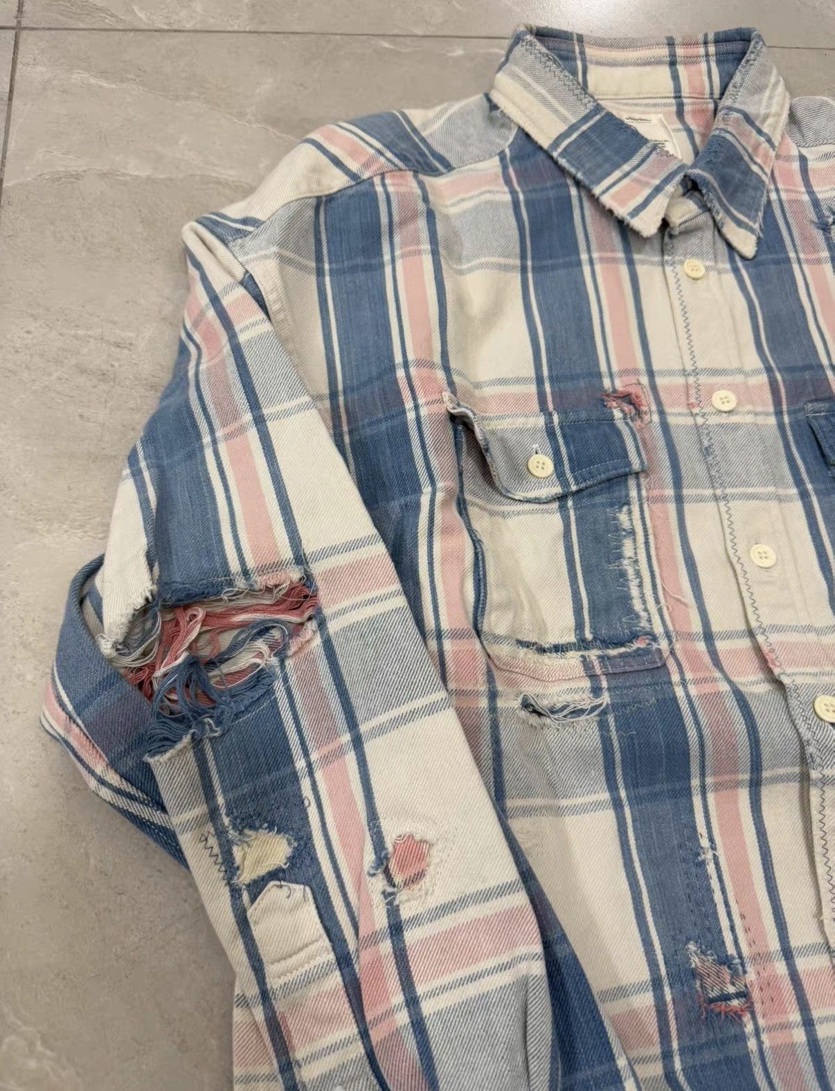 Visvim VISVIM 22SS PIONEER CHECK L/S CRASH J34 Size US XS / EU 42 / 0 - 5 Thumbnail
