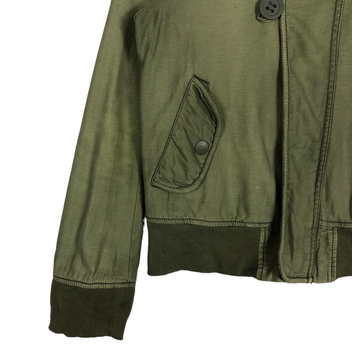 MOUSSY 🔥Cropped Biker Jacket Military Design Moussy Japan Made Size US S / EU 44-46 / 1 - 4 Thumbnail