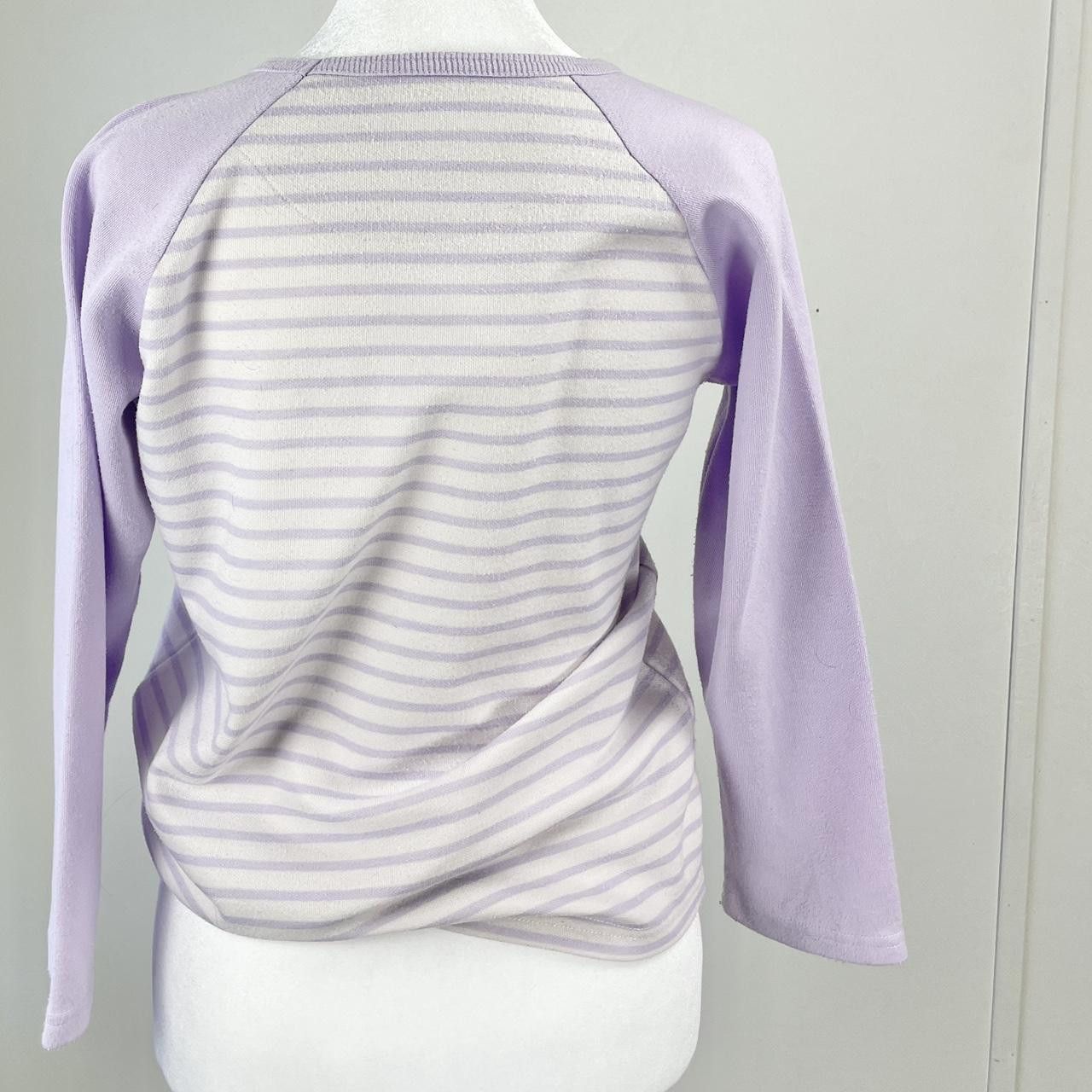 Other ✩ Sanrio Striped Kuromi Lilac Girly Kuromi Long Sleeve Tee Size S / US 4 / IT 40 - 6 Thumbnail