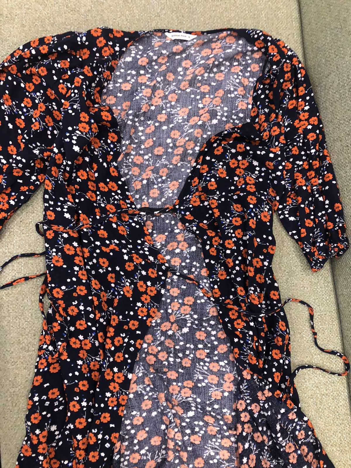Vintage Blue comfy Flower Dress Size ONE SIZE - 5 Thumbnail