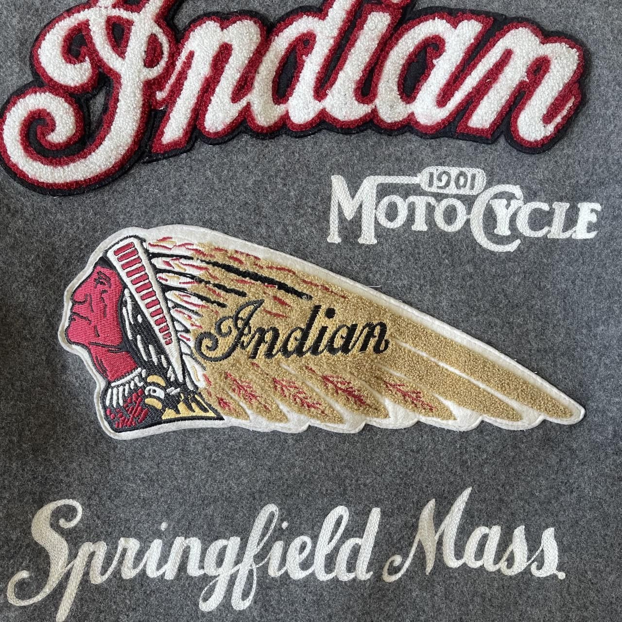 Indian Motorcycle × Whitesville Indian Motorcycle Varsity Jacket Size US S / EU 44-46 / 1 - 5 Thumbnail