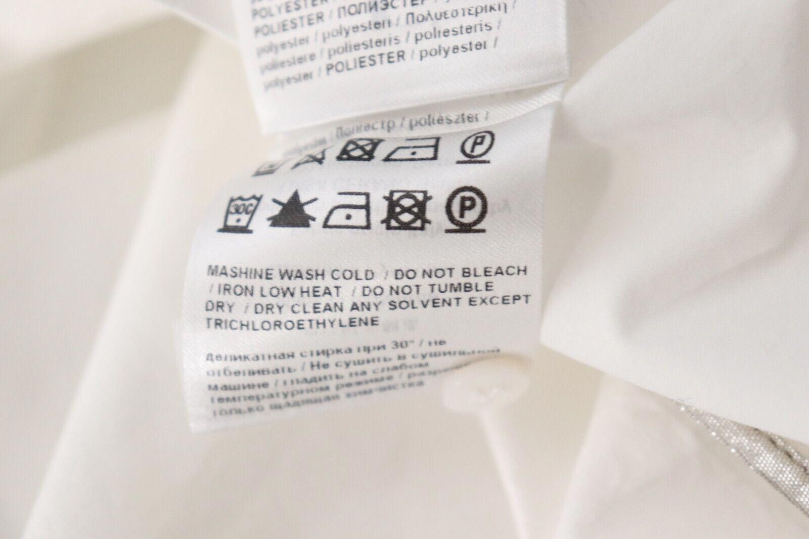 Designer Luisa Cerano US4 White Poplin Shirt Dress Button Up Mini Size S / US 4 / IT 40 - 6 Thumbnail