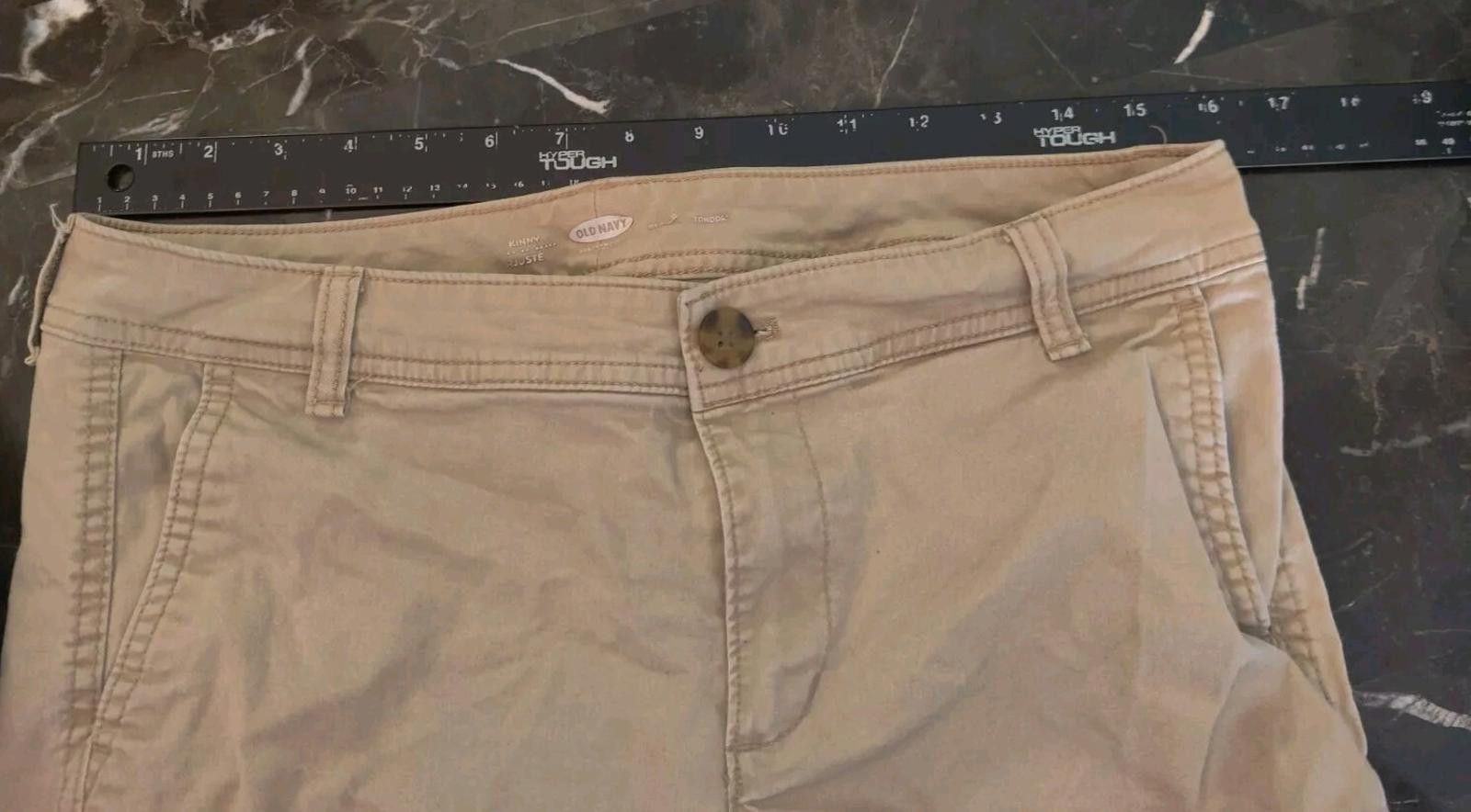Old Navy Old Navy Skinny Khaki Pants With Pockets Size 8 Regular Flat Size 30" / US 8 / IT 44 - 12 Thumbnail