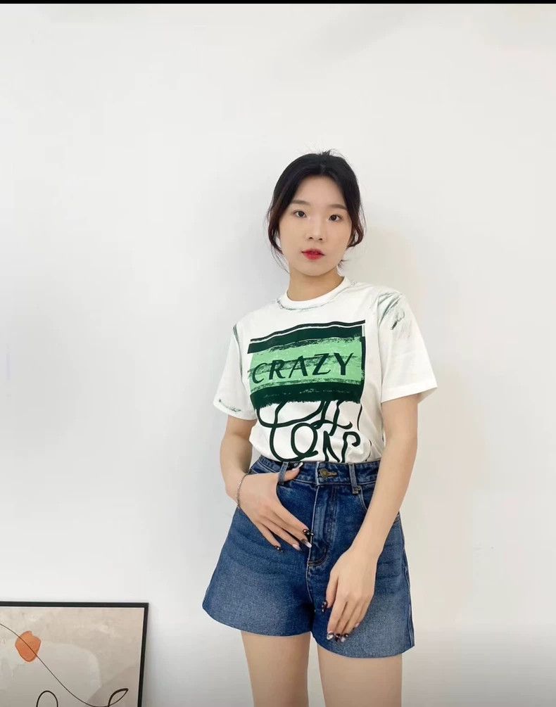 Loewe LOEWE White and green short-sleeved T-shirt Size S / US 4 / IT 40 - 5 Thumbnail