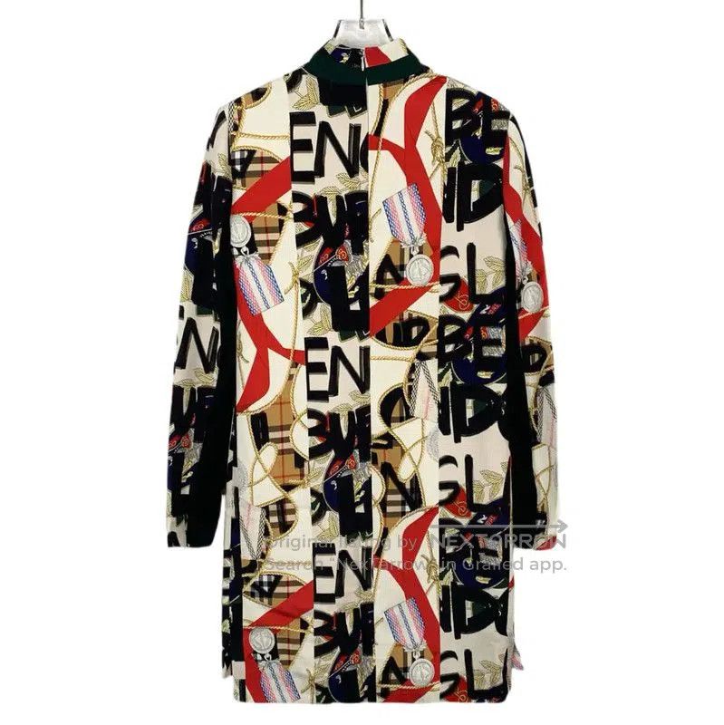 Burberry Burberry Multicolor Silk Dress for Women. Size XXS / US 00 / IT 34 - 2 Thumbnail