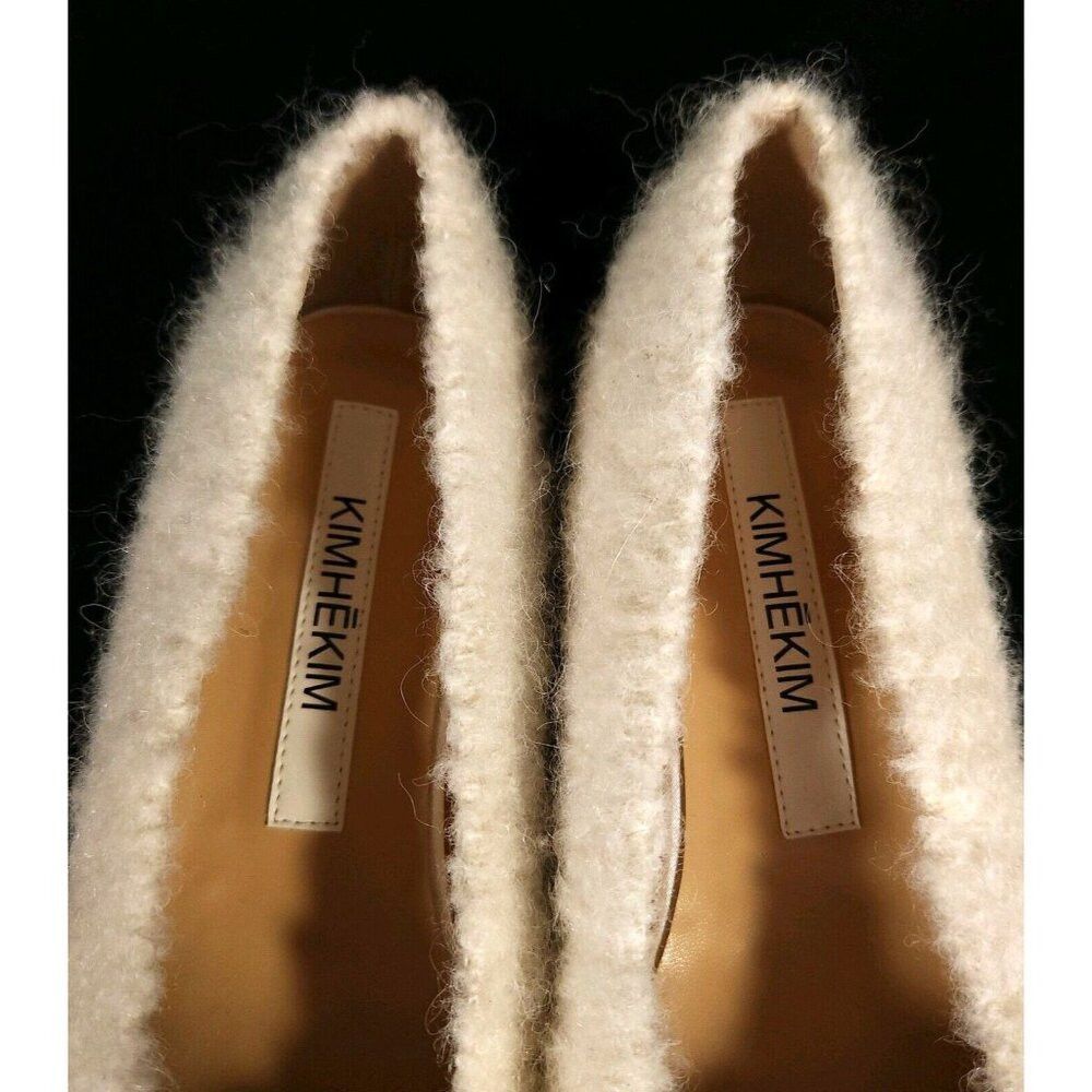 KIMHEKIM KIMHEKIM Boucle Ballerina Flats Size 39 US 9 Ivory Size US 9 / IT 39 - 7 Thumbnail
