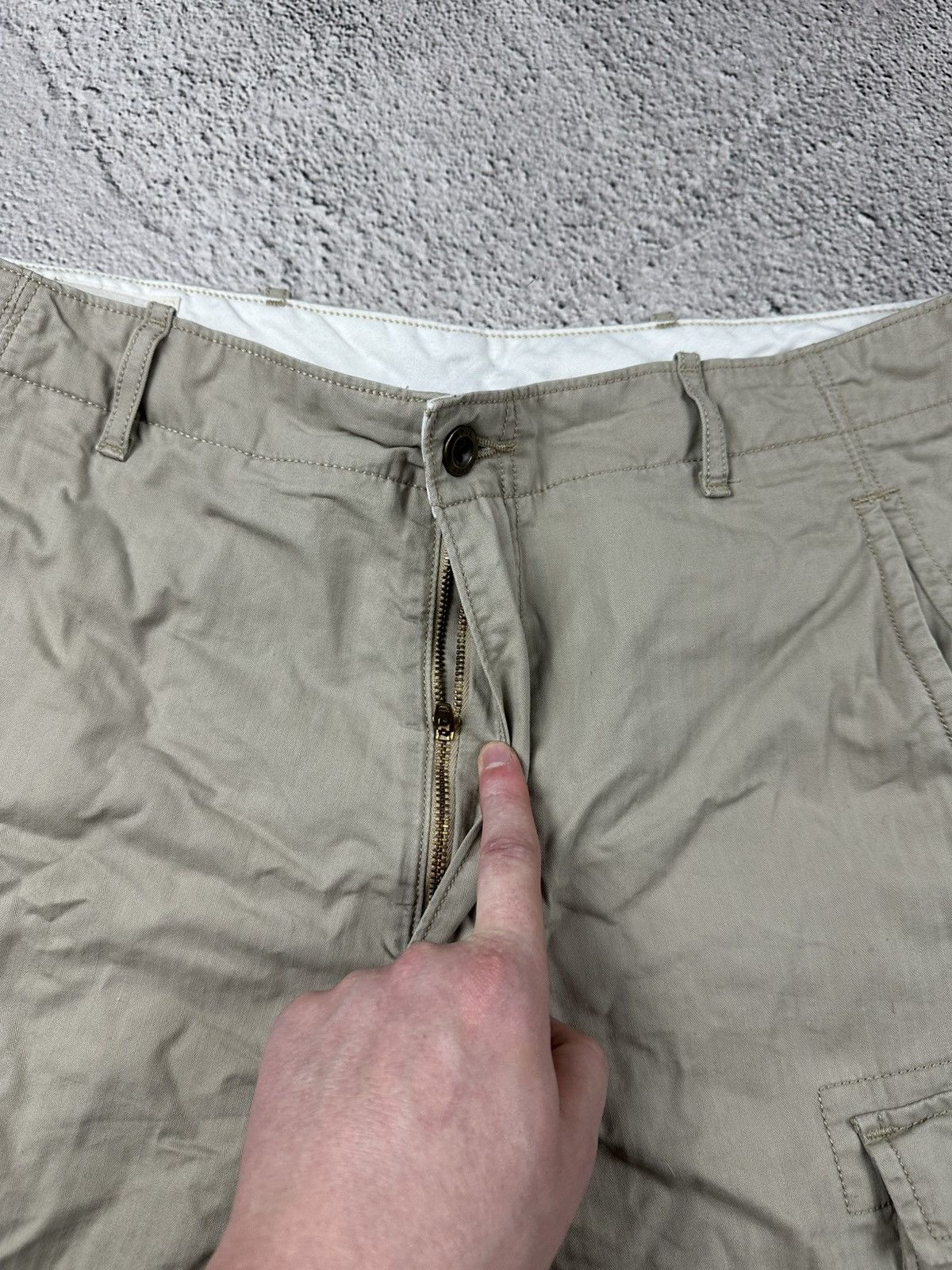 Levi's Vintage Levis Cargo Short Y2K Baggy Streetwear White Label Size US 34 / EU 50 - 10 Thumbnail