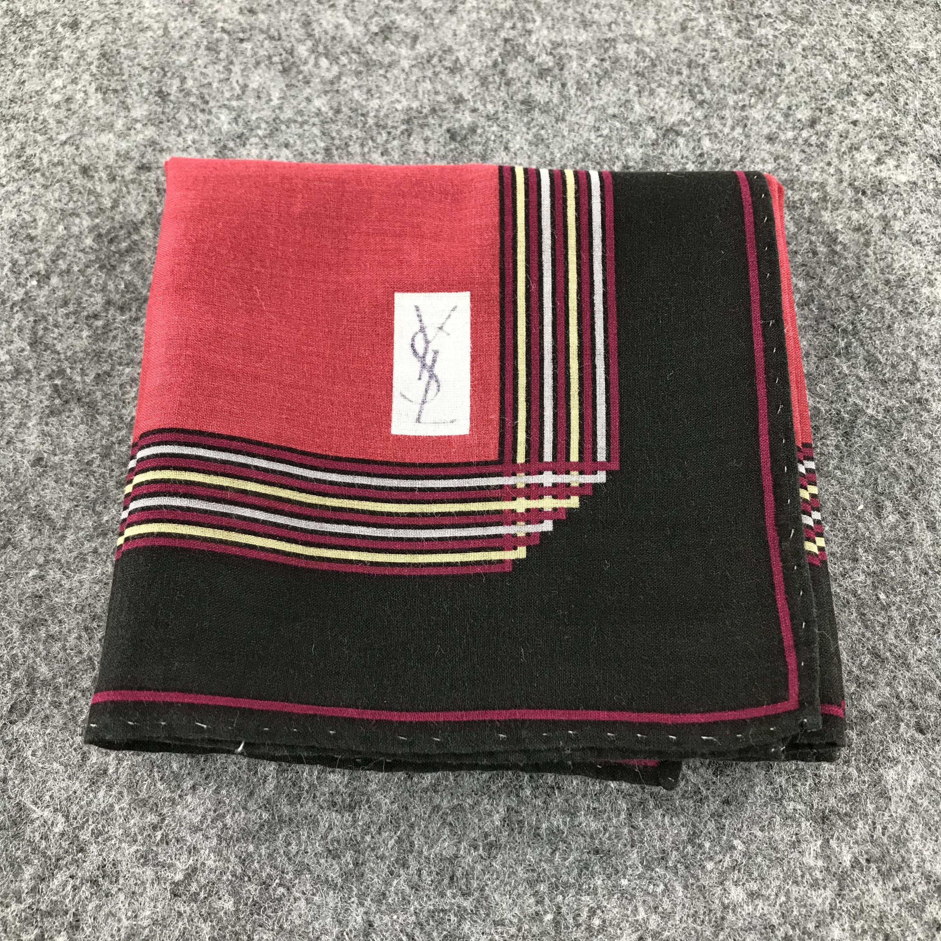 Yves Saint Laurent Yves Saint Laurent Handkerchief Neckerchief Bandana H309 Size ONE SIZE - 6 Thumbnail