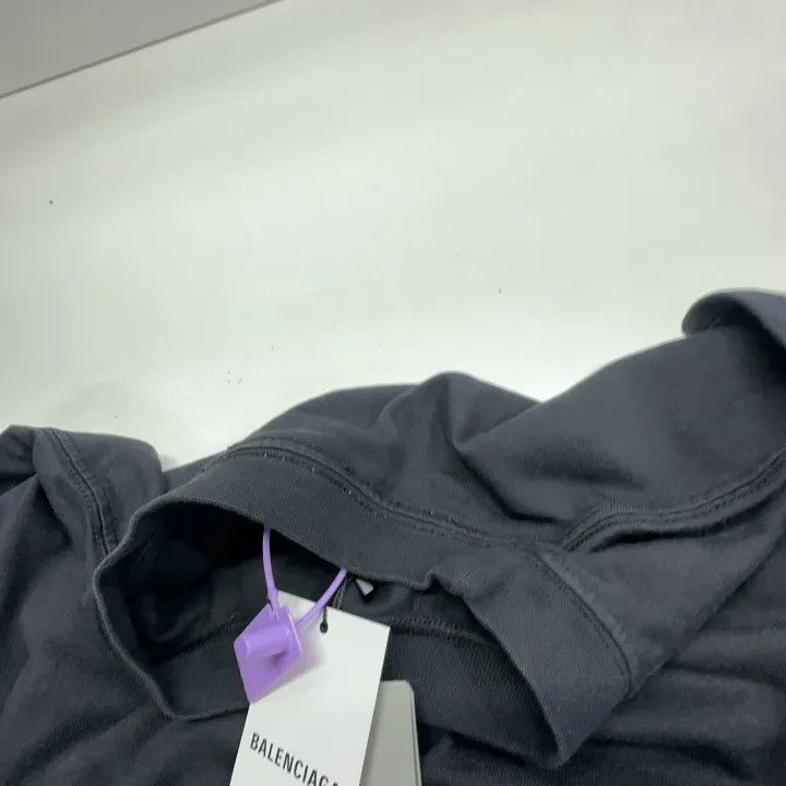 Balenciaga Balenciaga FW22 Loose Fit Black T-Shirt 0079-2507 Size US L / EU 52-54 / 3 - 8 Thumbnail