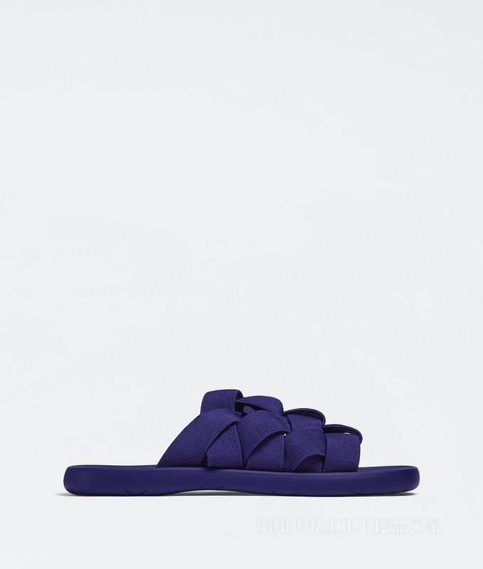 image of Bottega Veneta O1Loc1C0124 Plat In Blue Shoes, Men's (Size 9)