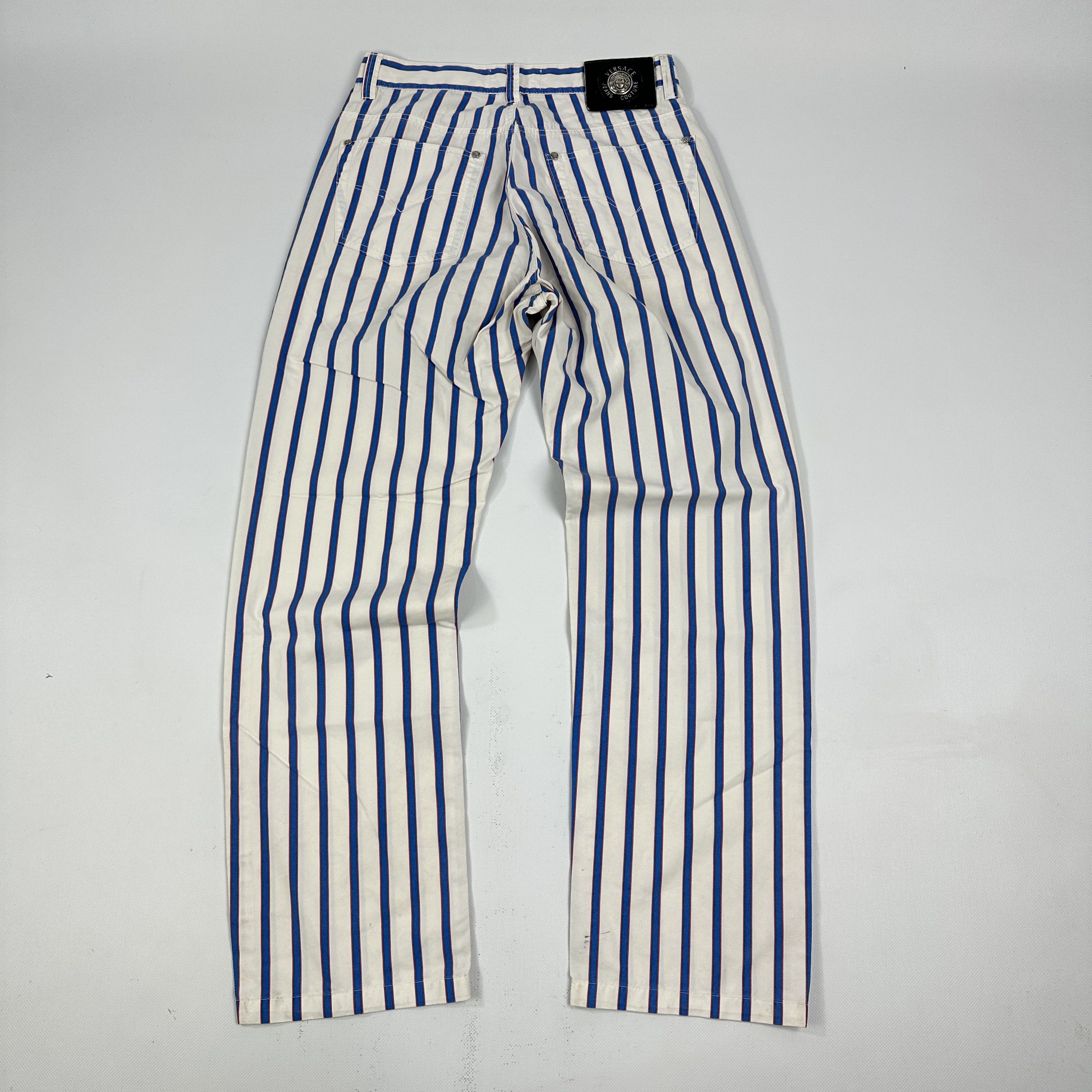 Versace Jeans Couture Pantaloni Versace Jeans Couture A Righe – 44 IT Size US 30 / EU 46 - 7 Thumbnail