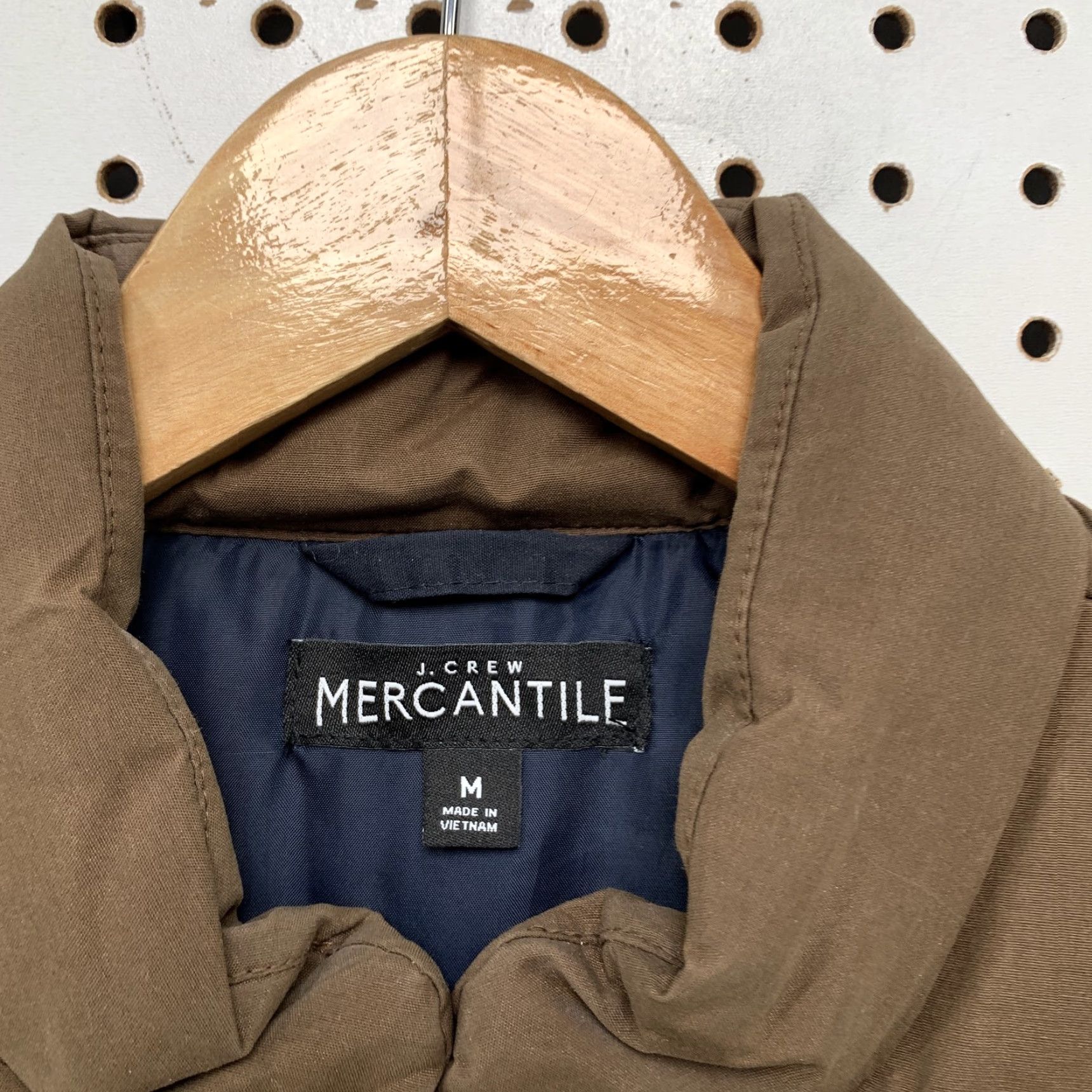 J.Crew JCrew Mercantile Puffer Vest Mens Medium M Brown Blue Sleeveless Zip Up Size US M / EU 48-50 / 2 - 2 Thumbnail