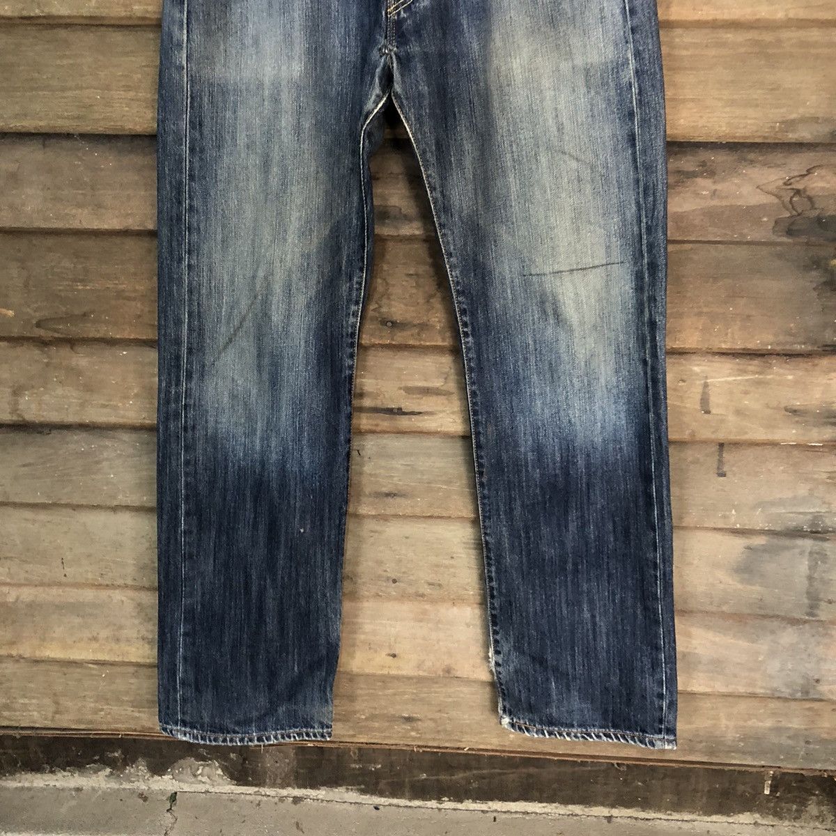 Levi's 501 levis faded Blue Denim Pants #7314 Size US 32 / EU 48 - 3 Thumbnail